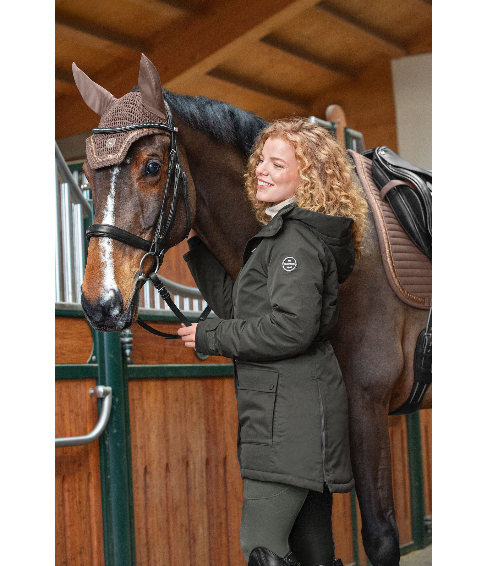 Hooded Functional Riding Parka Anouk