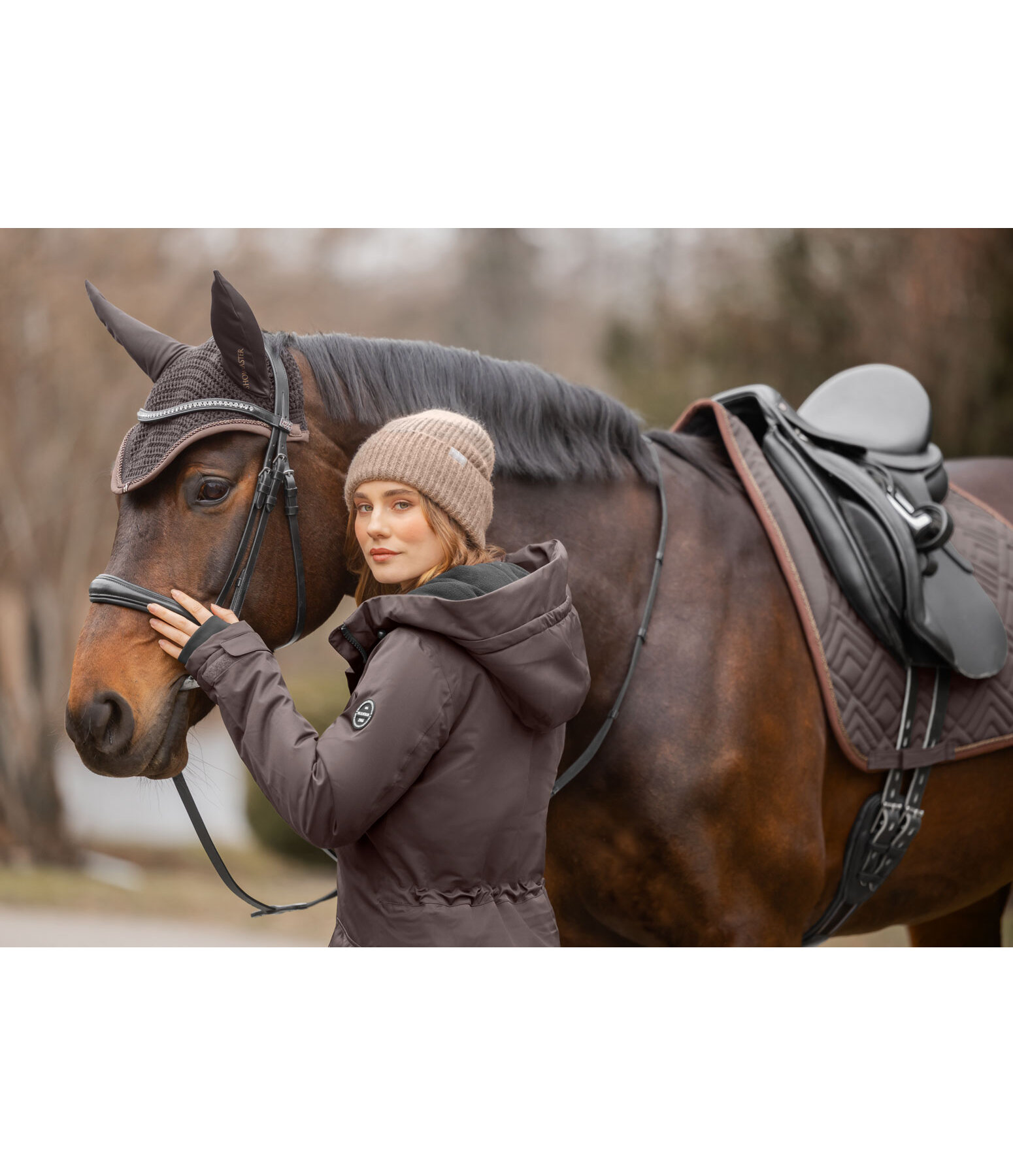 Hooded Functional Riding Parka Anouk