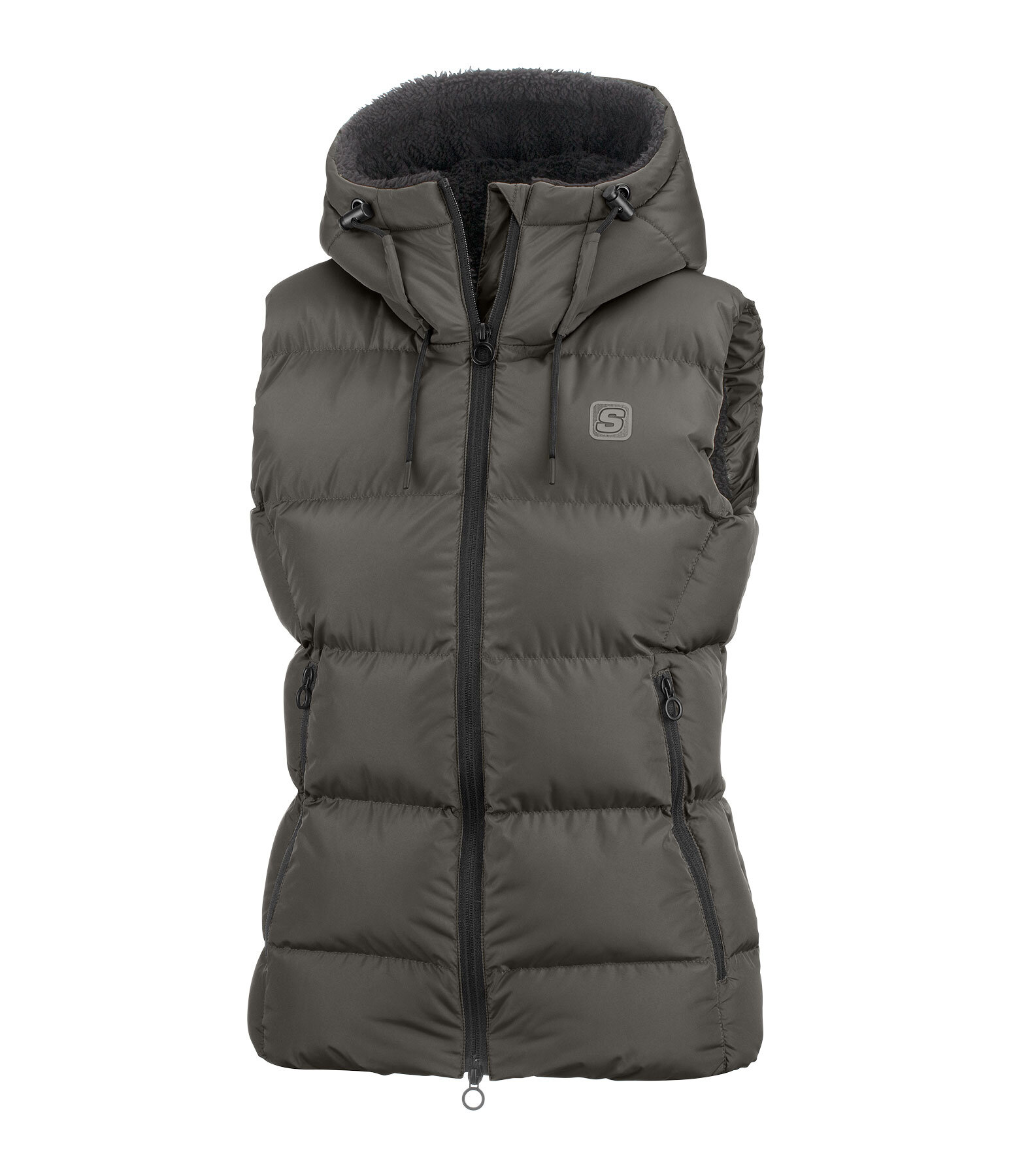 Hooded Quilted Riding Gilet Mira III