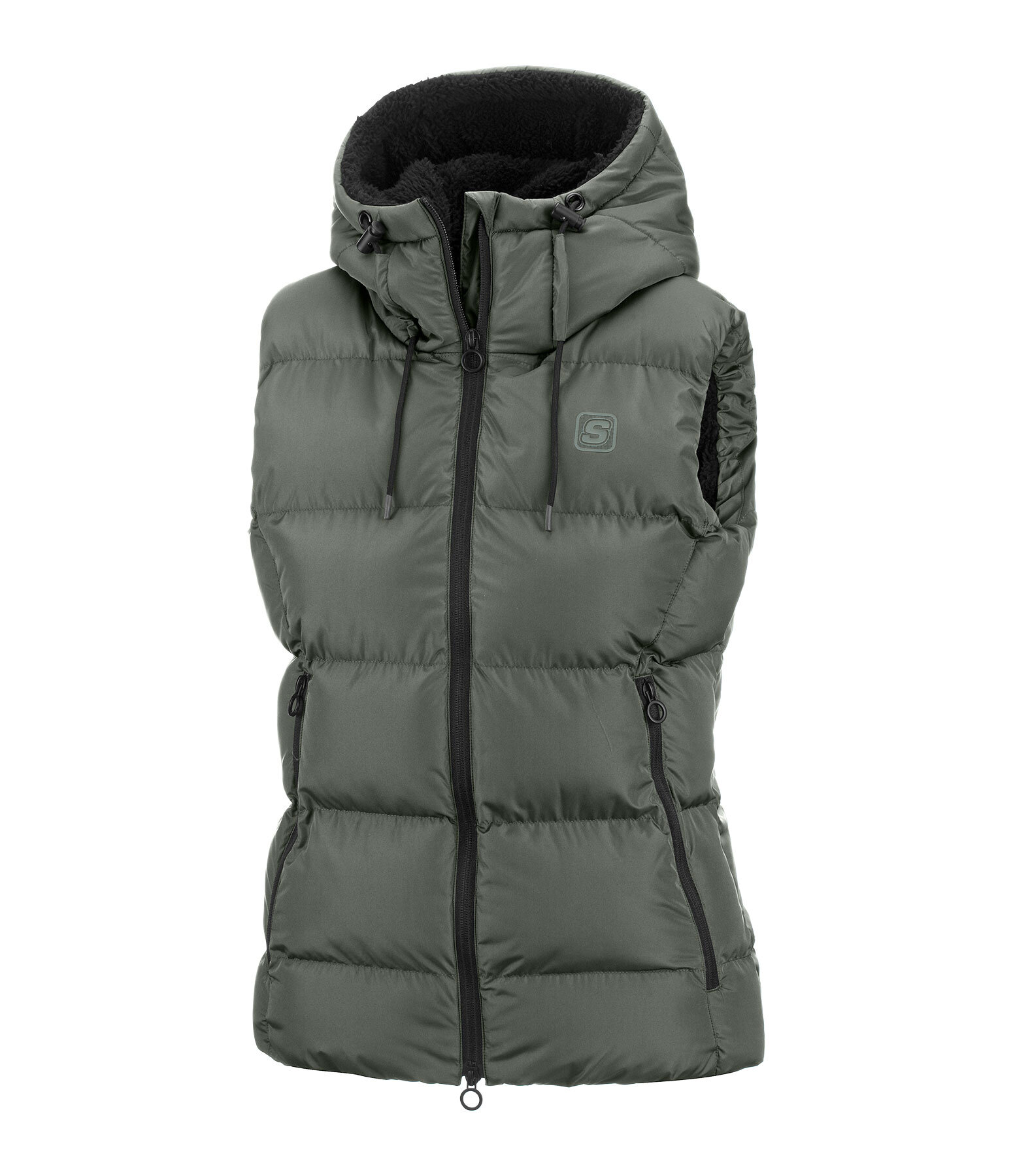 Hooded Quilted Riding Gilet Mira III