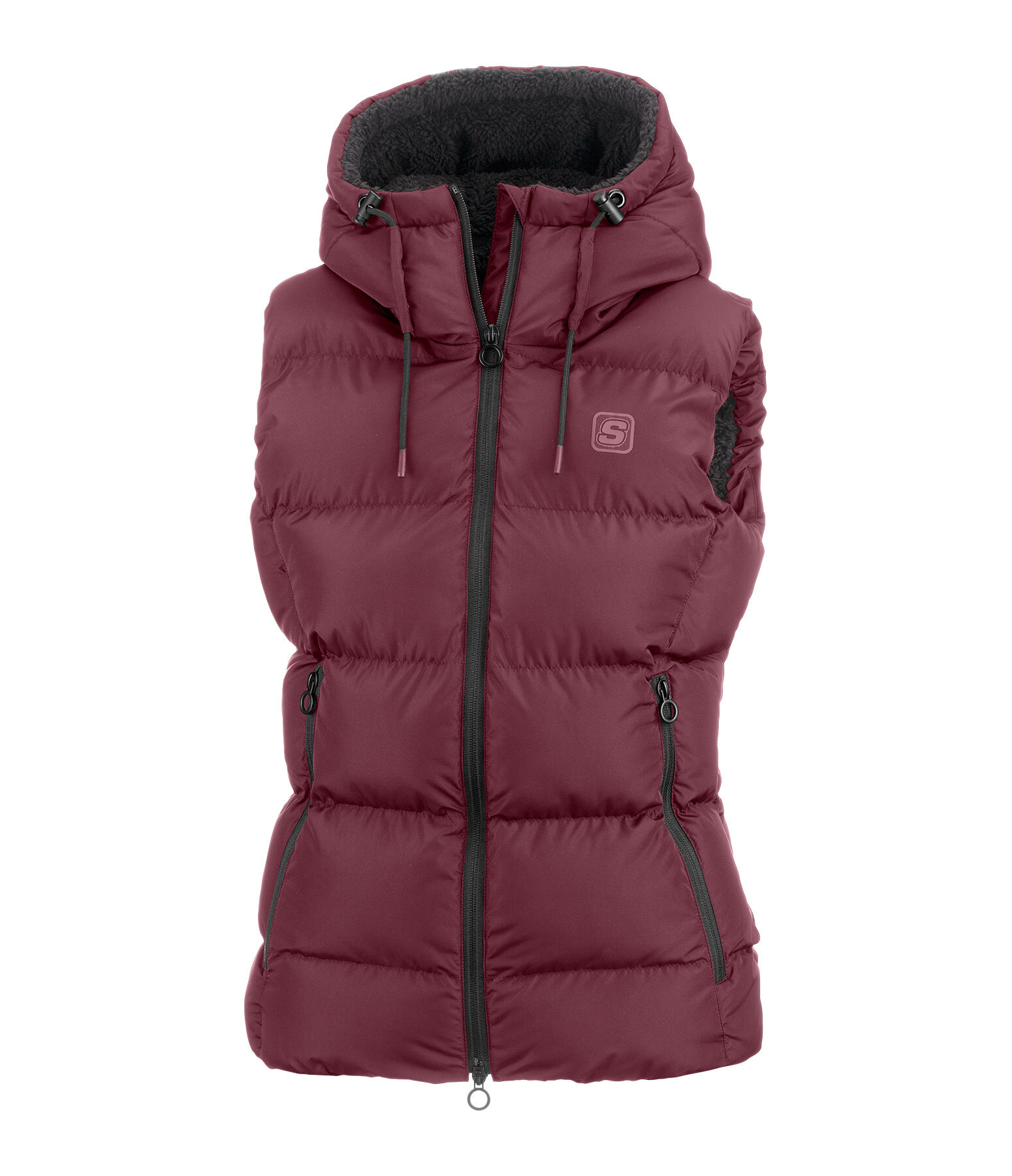 Hooded Quilted Riding Gilet Mira III
