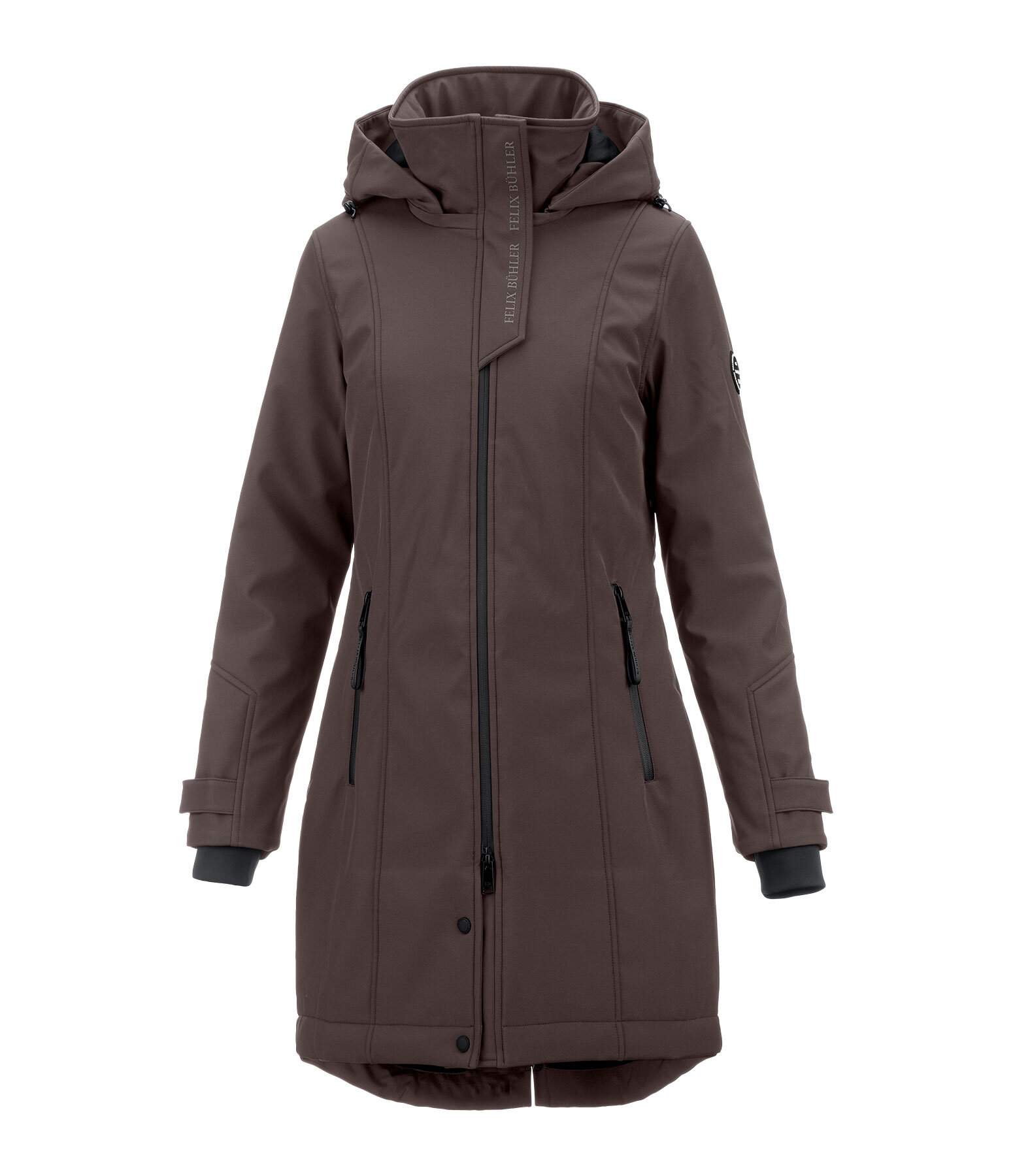 Hooded Softshell Riding Coat Aurelie