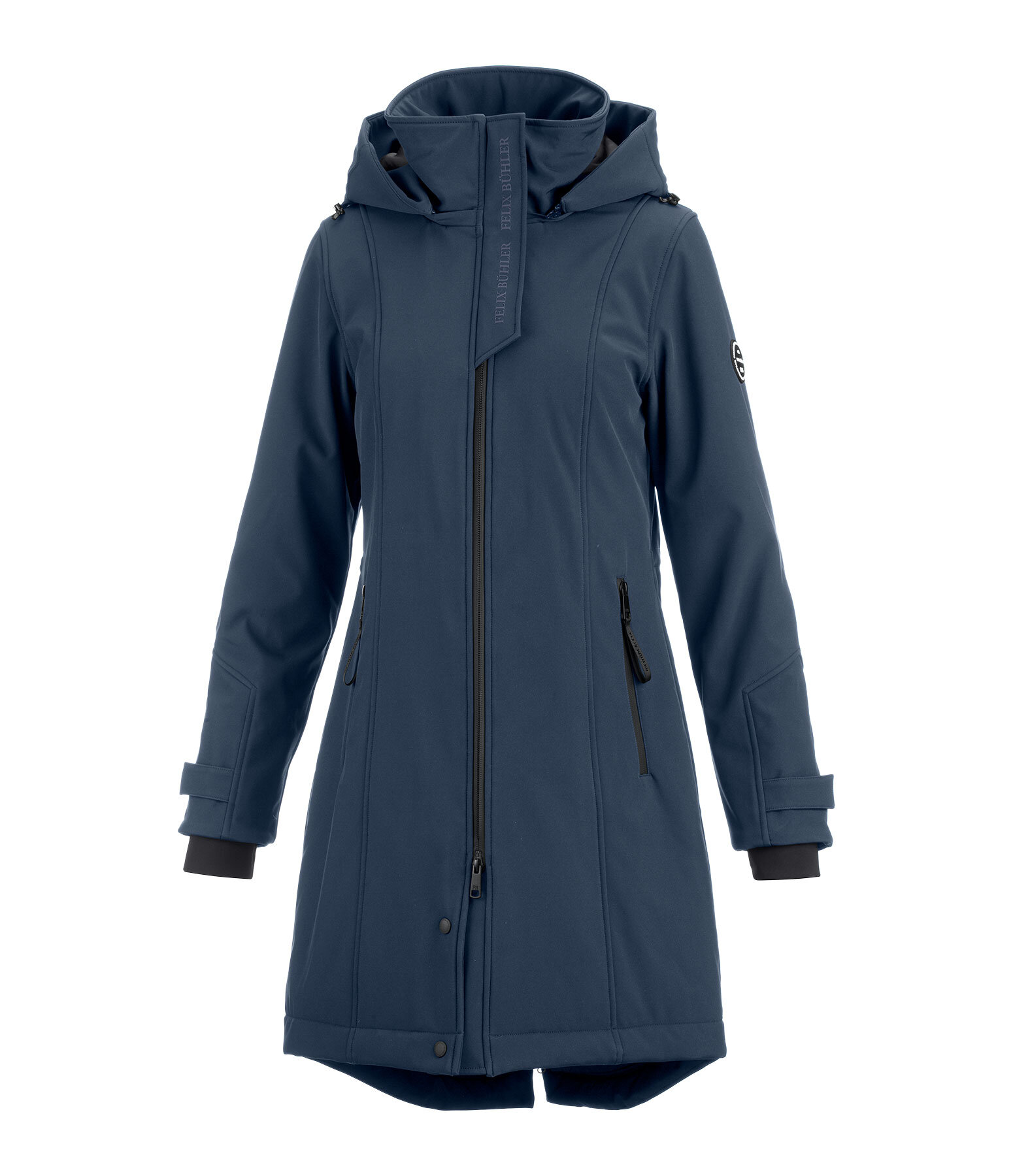 Hooded Softshell Riding Coat Aurelie