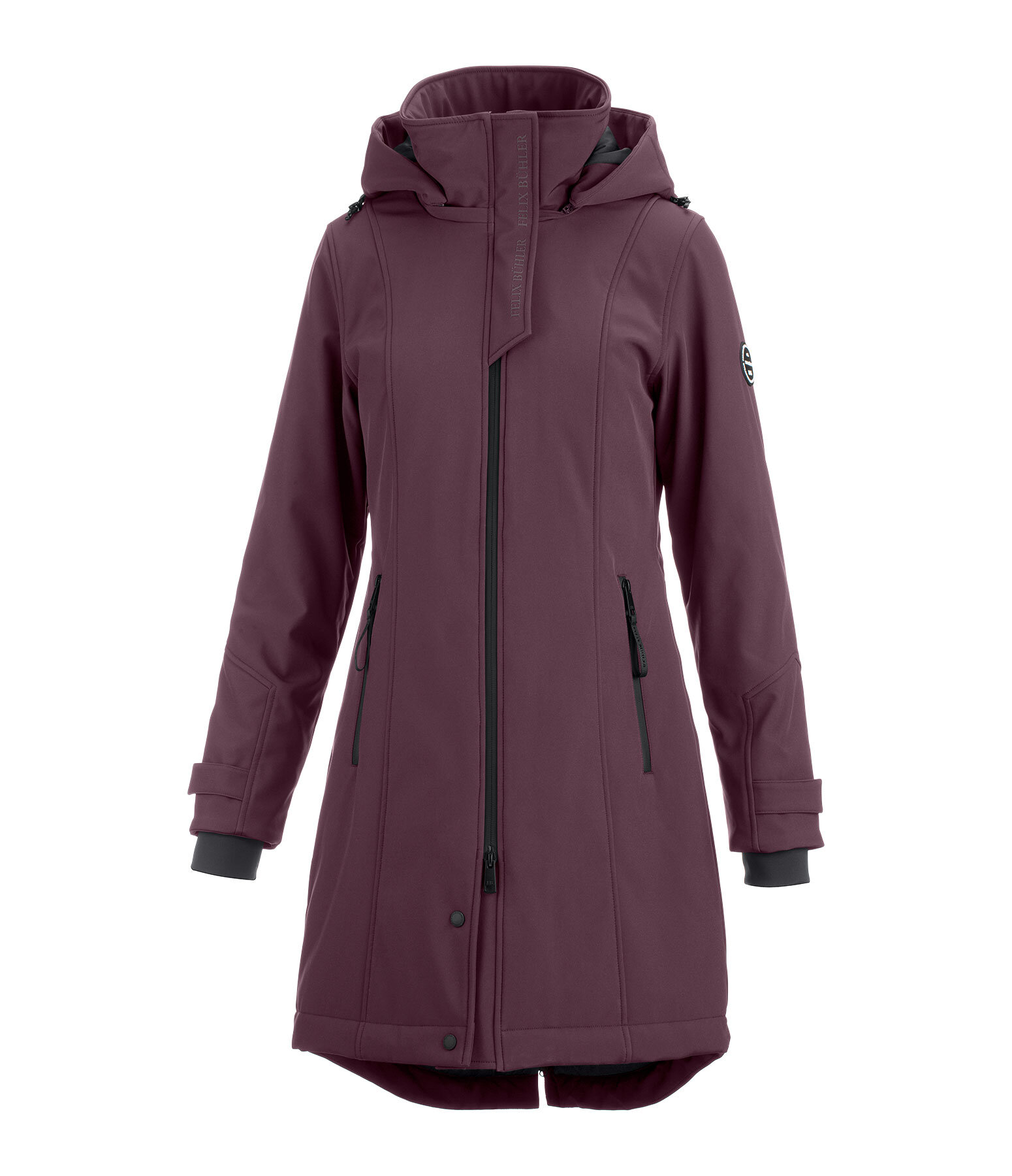 Hooded Softshell Riding Coat Aurelie