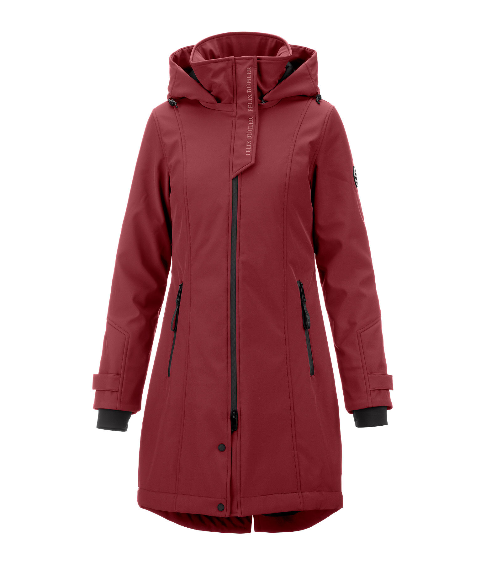 Hooded Softshell Riding Coat Aurelie