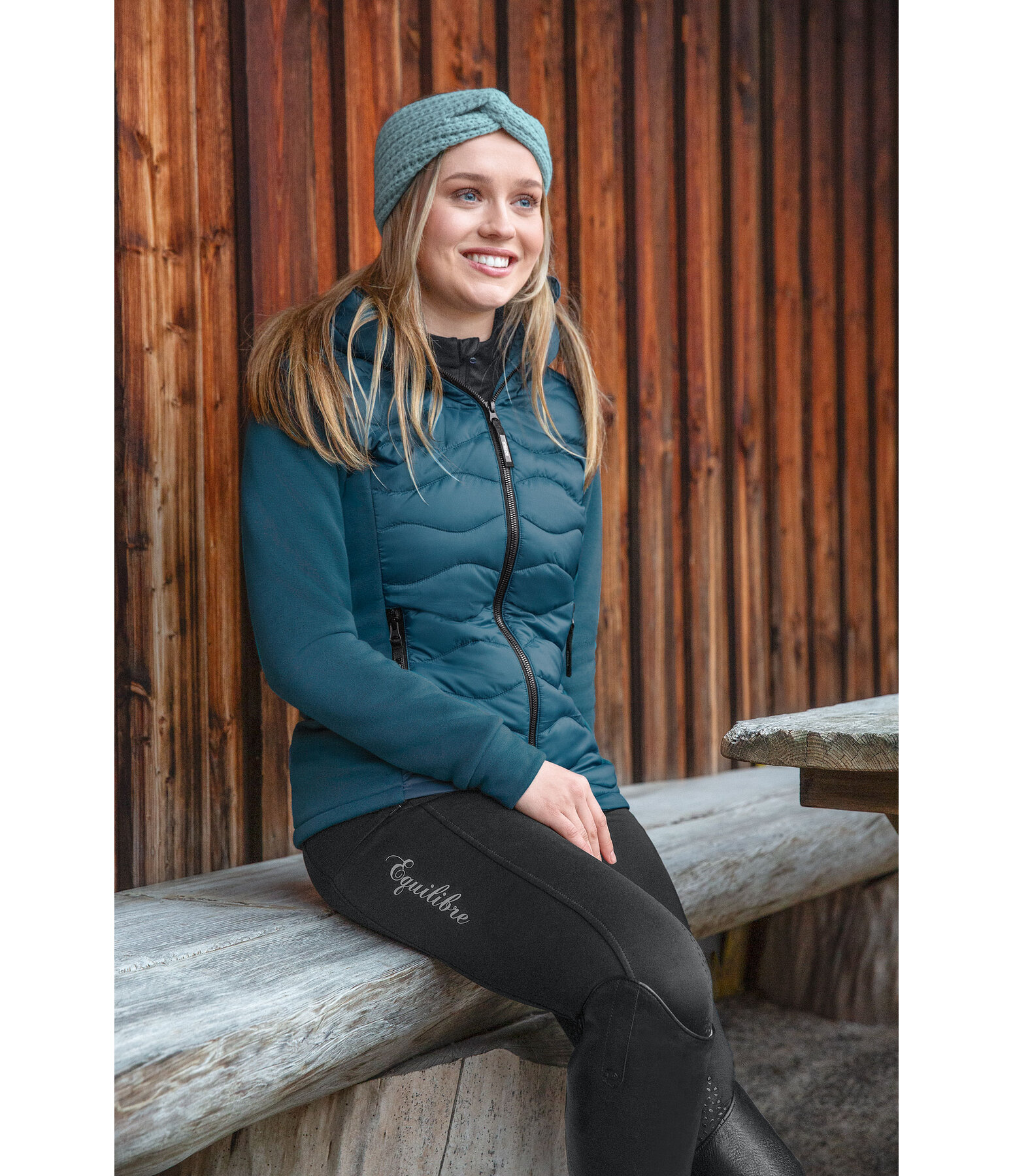 Combination Cosy Sweatshirt Jacket Ruby II