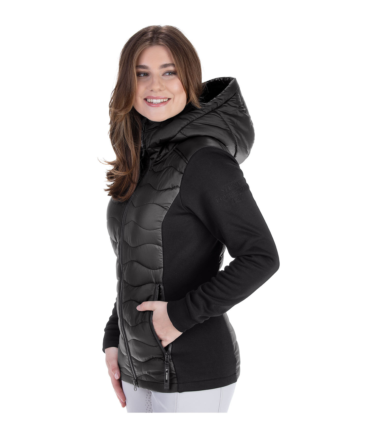 Combination Cosy Sweatshirt Jacket Ruby II