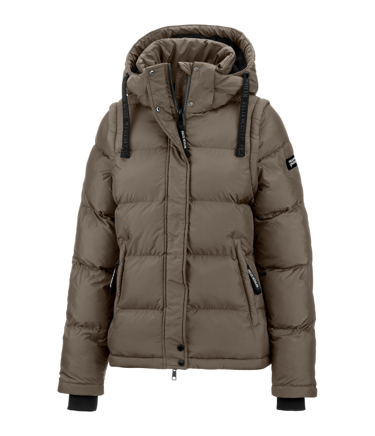 2-in-1 Hooded Quilted Jacket Elis