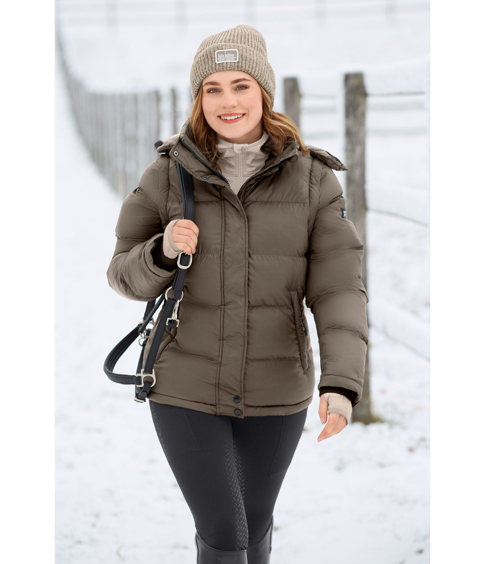 2-in-1 Hooded Quilted Jacket Elis