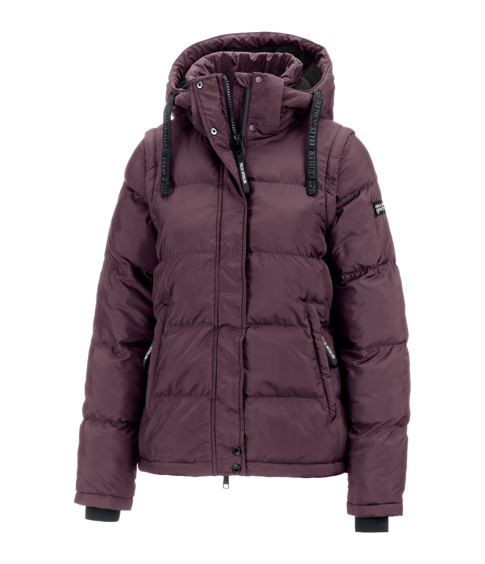 2-in-1 Hooded Quilted Jacket Elis