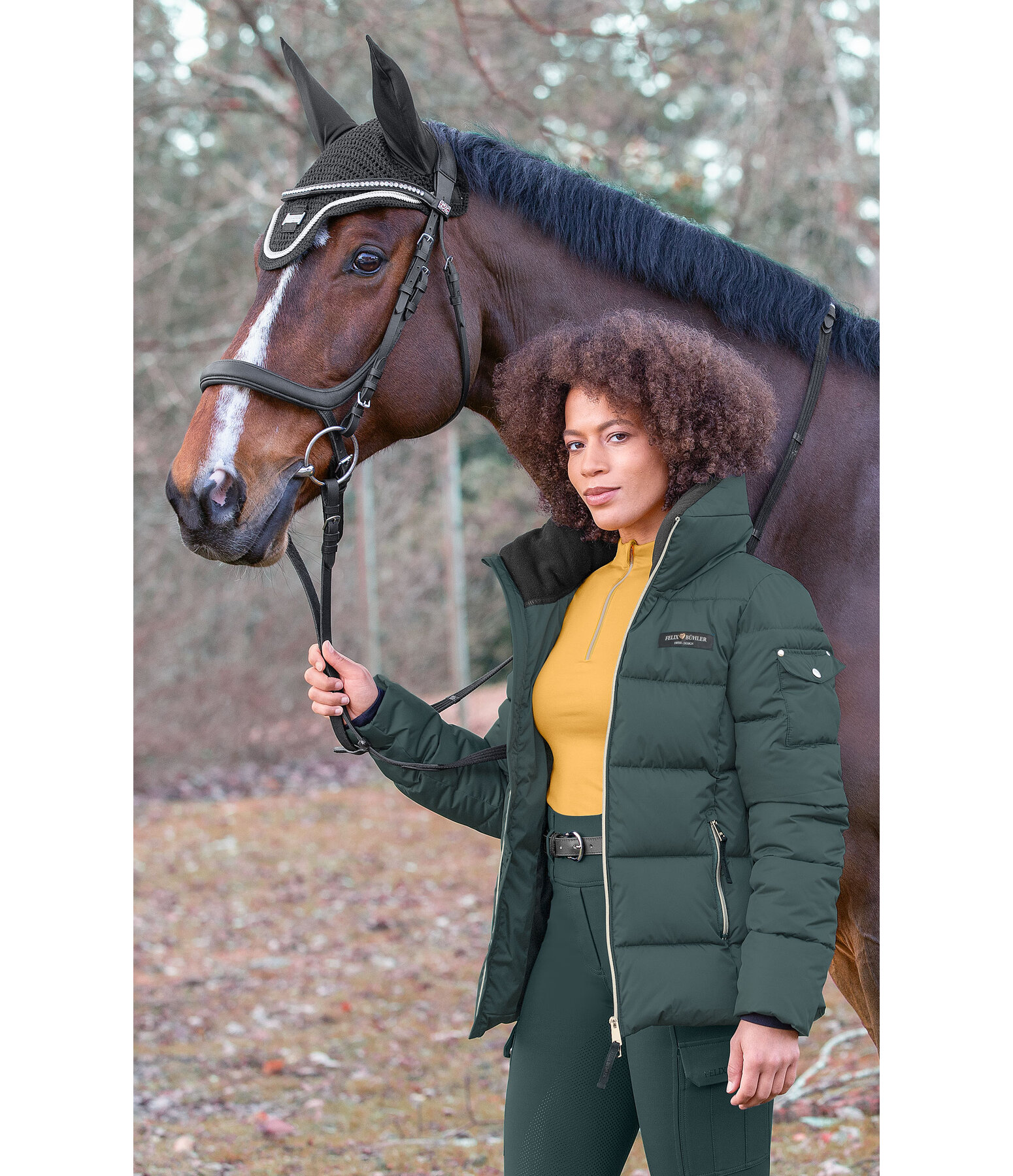 Quilted horse riding jacket deals