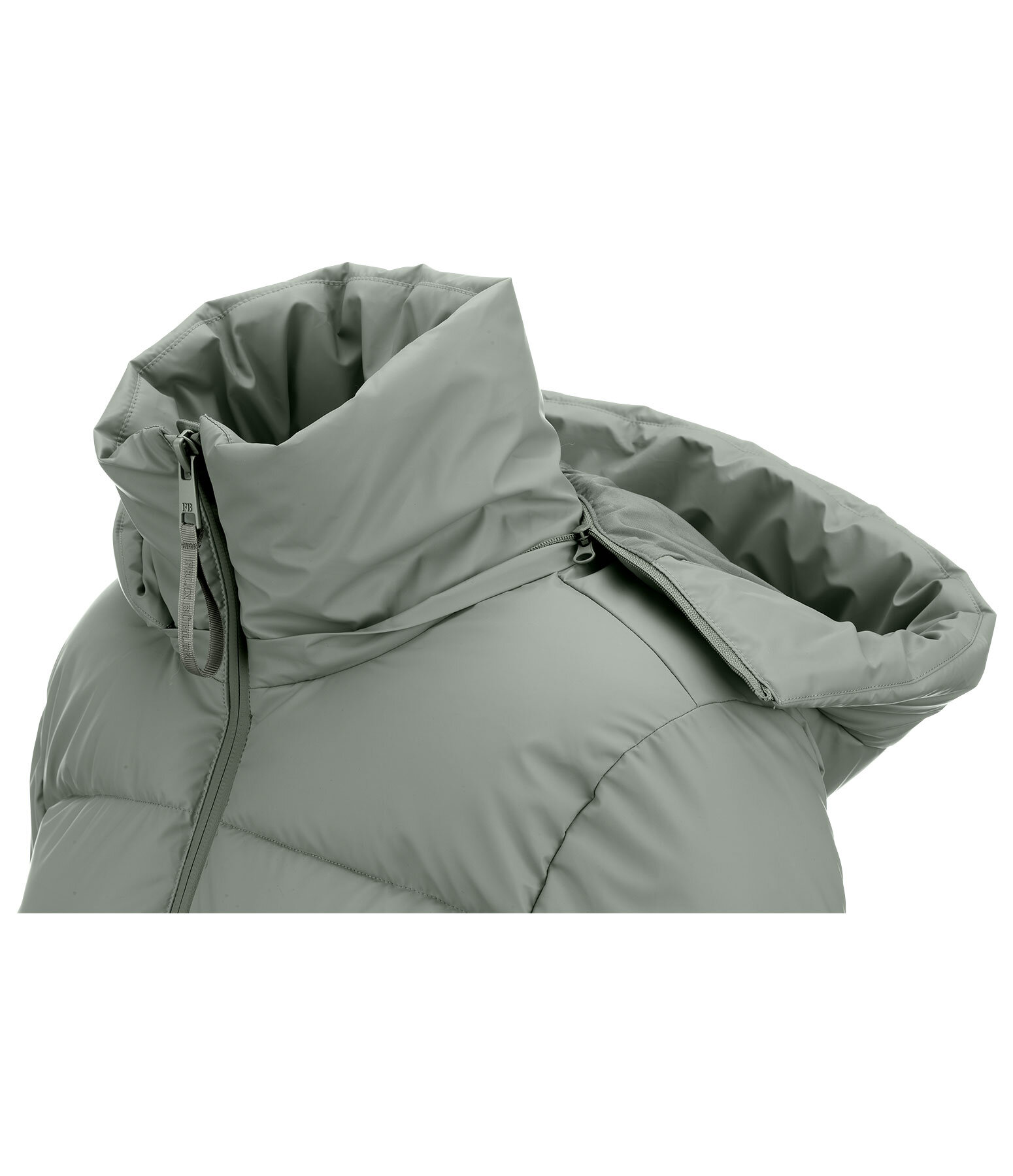 Hooded Quilted Riding Jacket Corinne