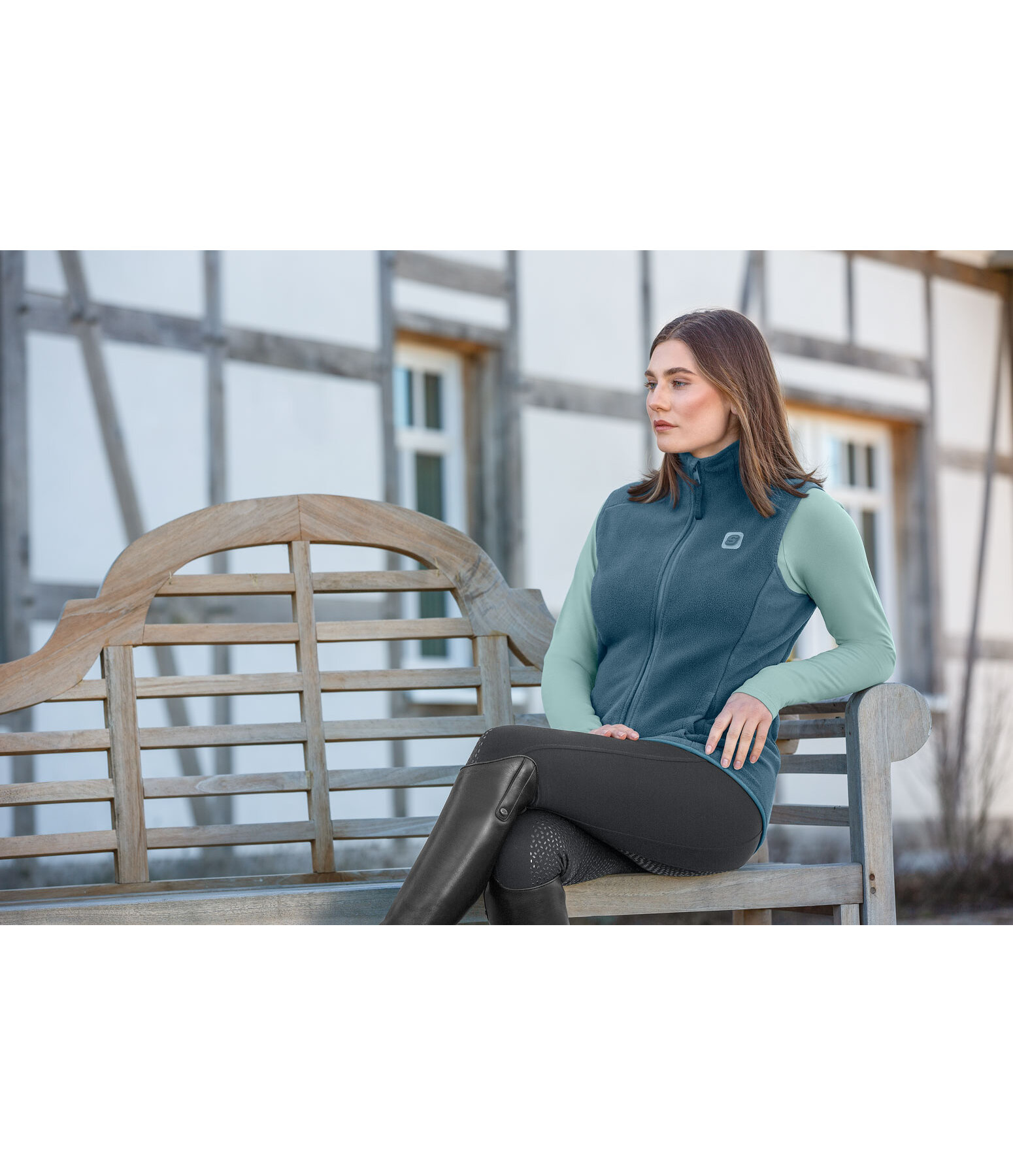 Fleece Gilet Basic Rhea