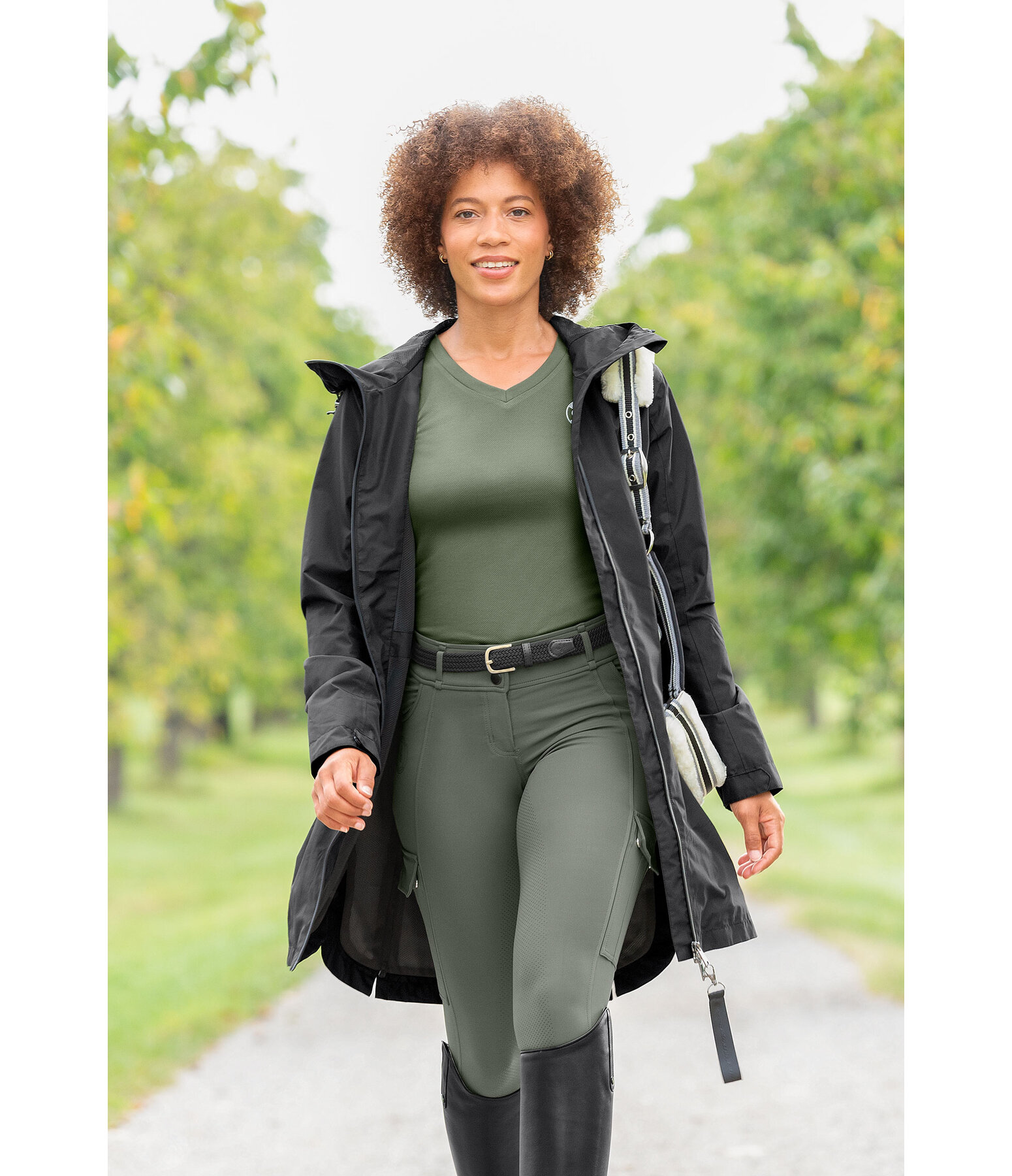 Hooded Functional Riding Parka Jule II