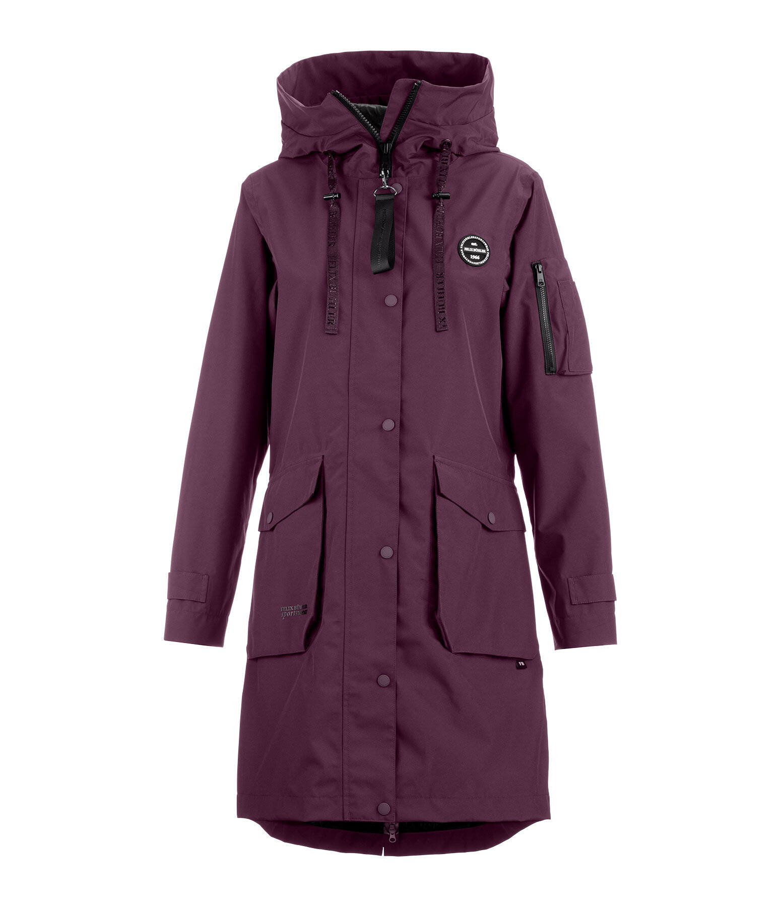Hooded Functional Riding Parka Emily