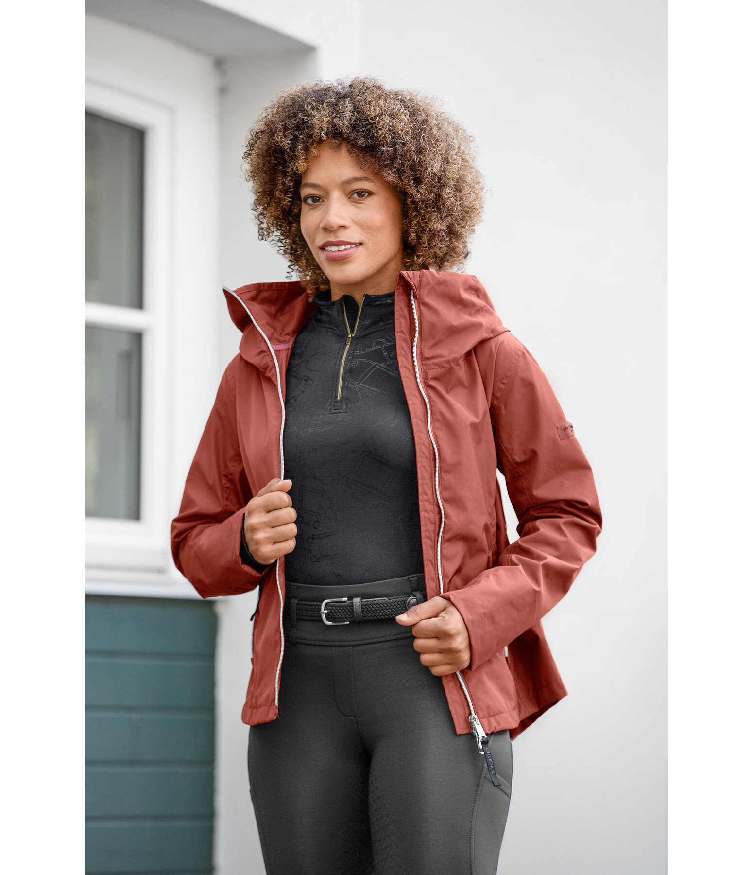 Hooded Functional Riding Jacket Hanne