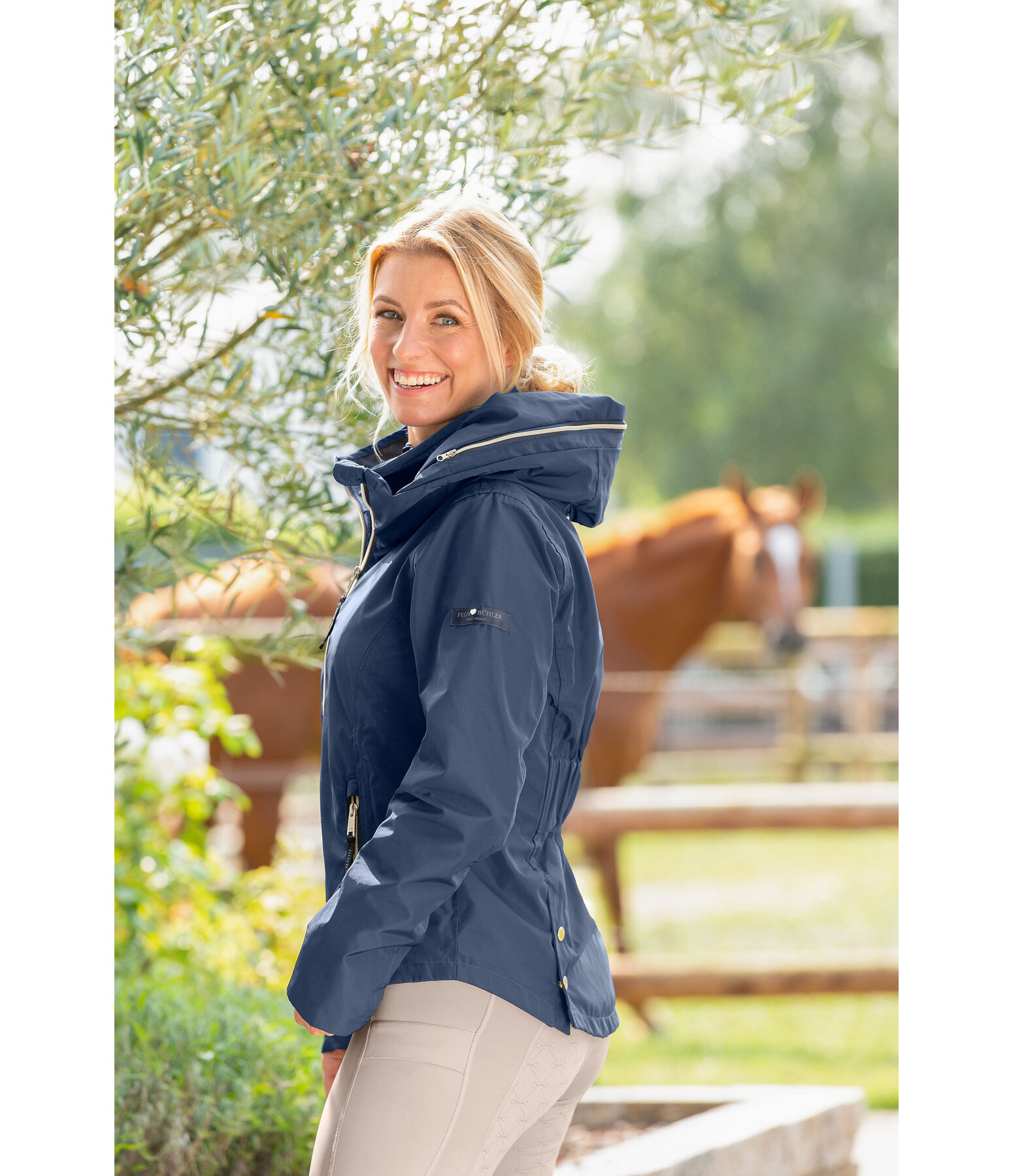 Hooded Functional Riding Jacket Hanne