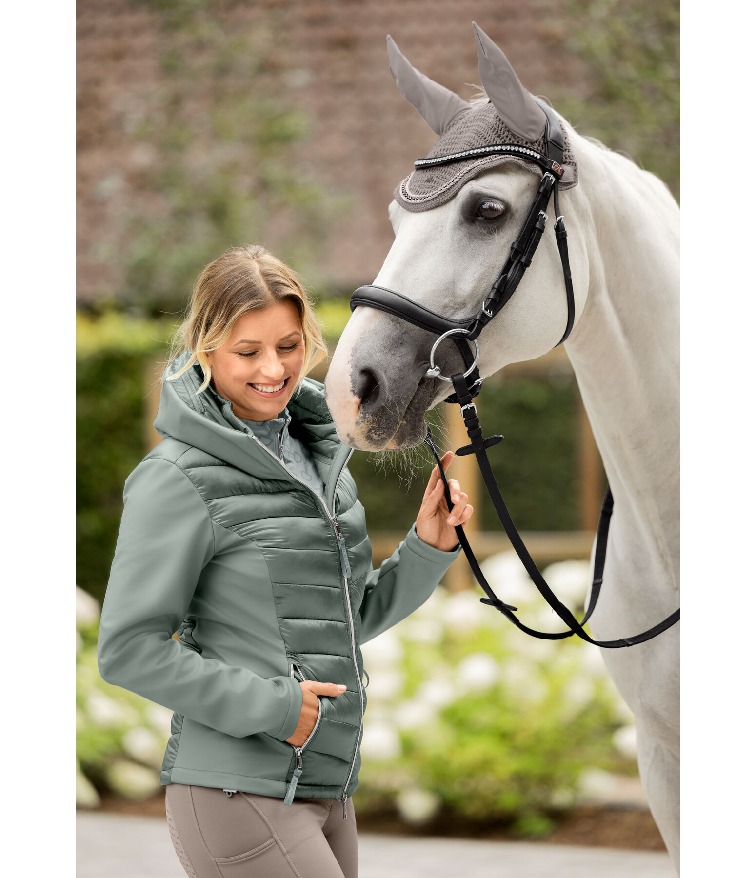 Softshell Hooded Combination Riding Jacket Cora