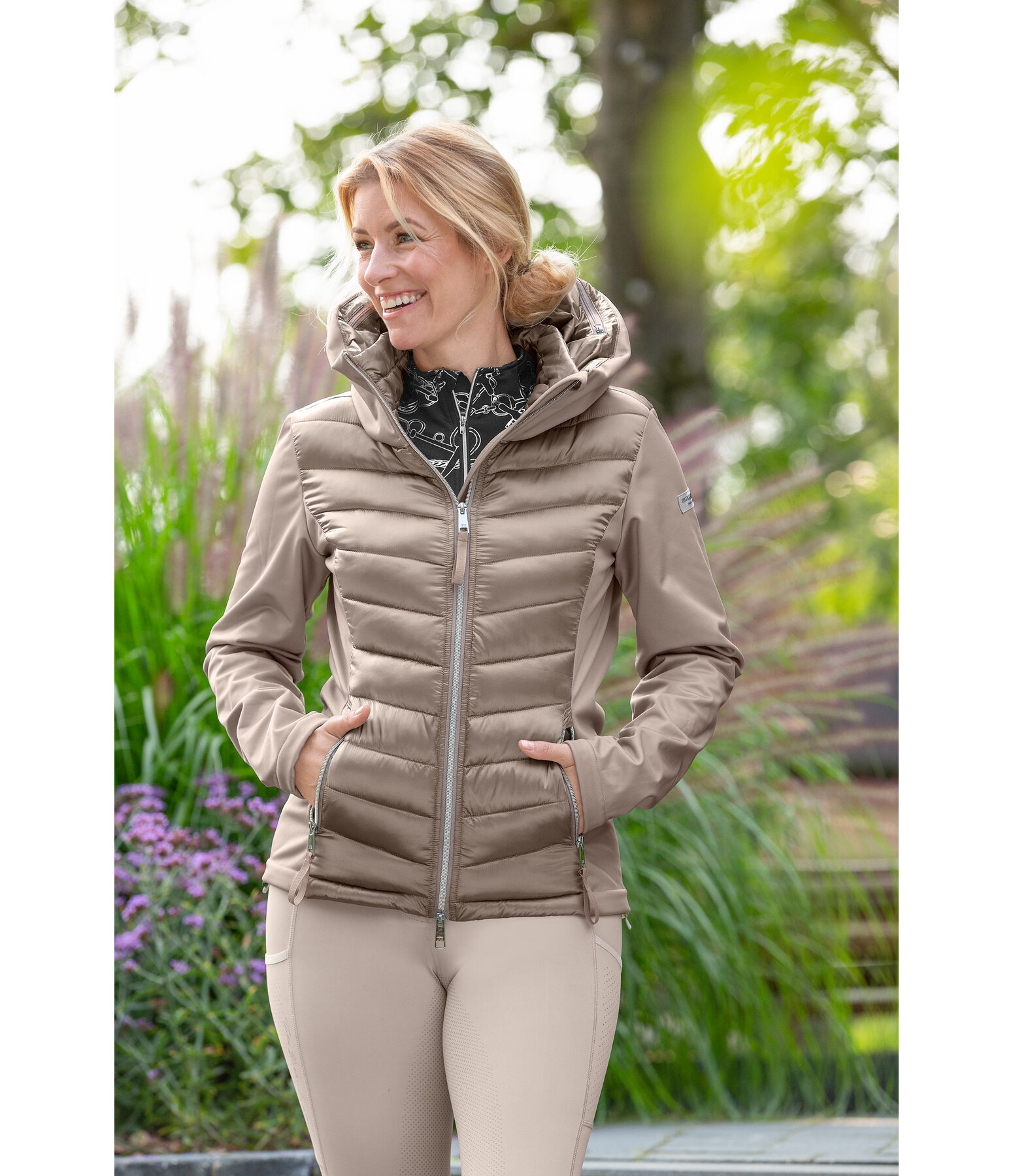 Softshell Hooded Combination Riding Jacket Cora