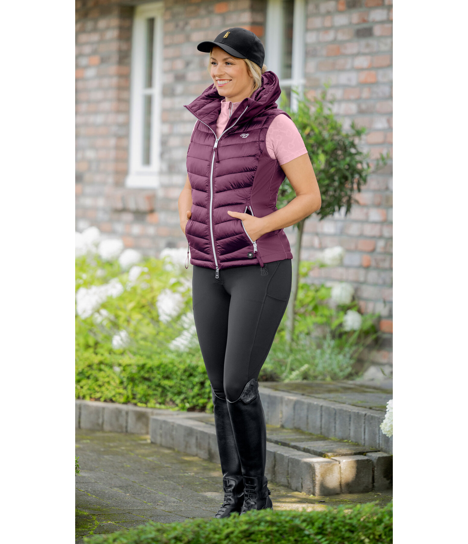 Softshell Hooded Combination Riding Gilet Zoey