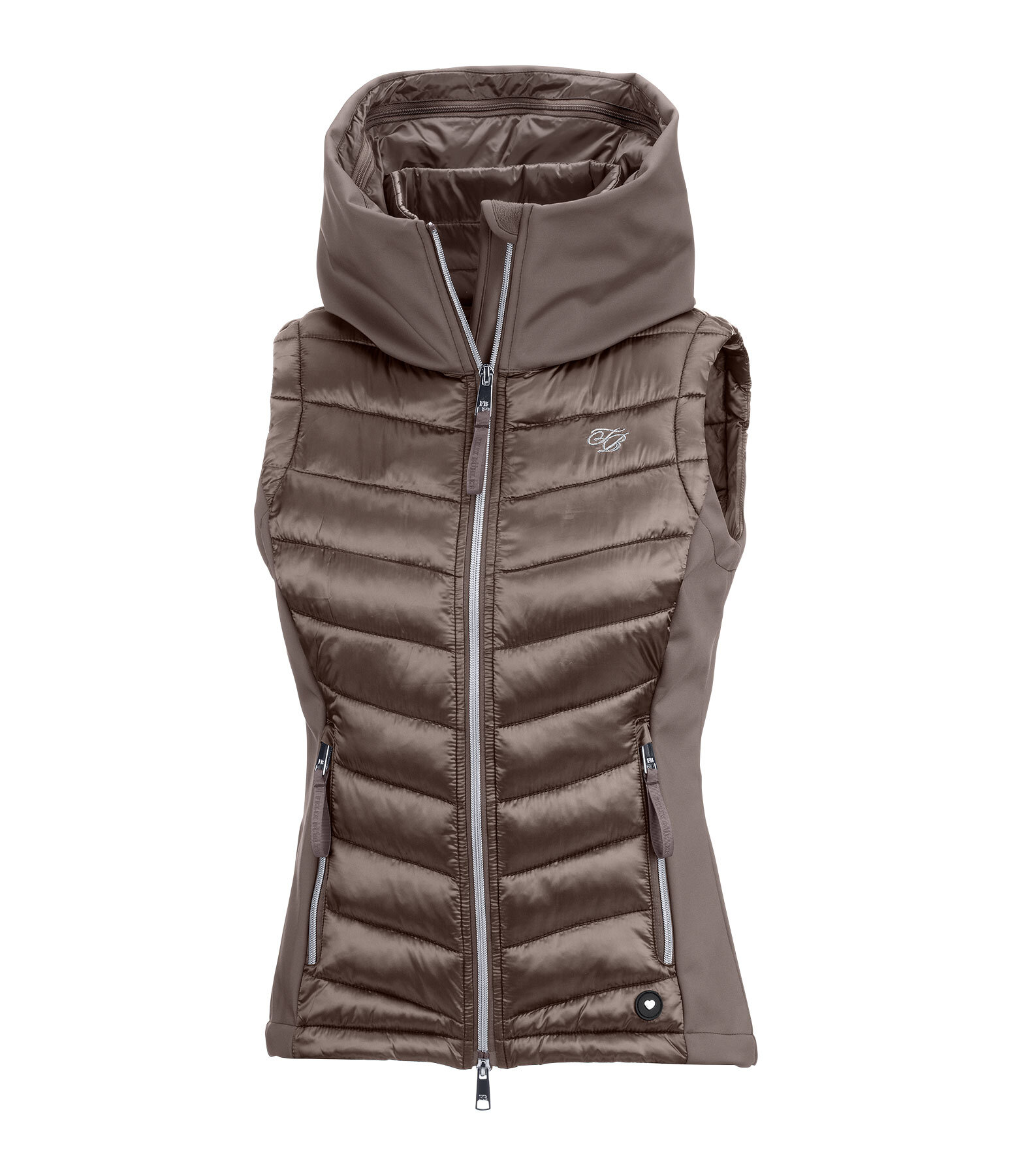 Softshell Hooded Combination Riding Gilet Zoey