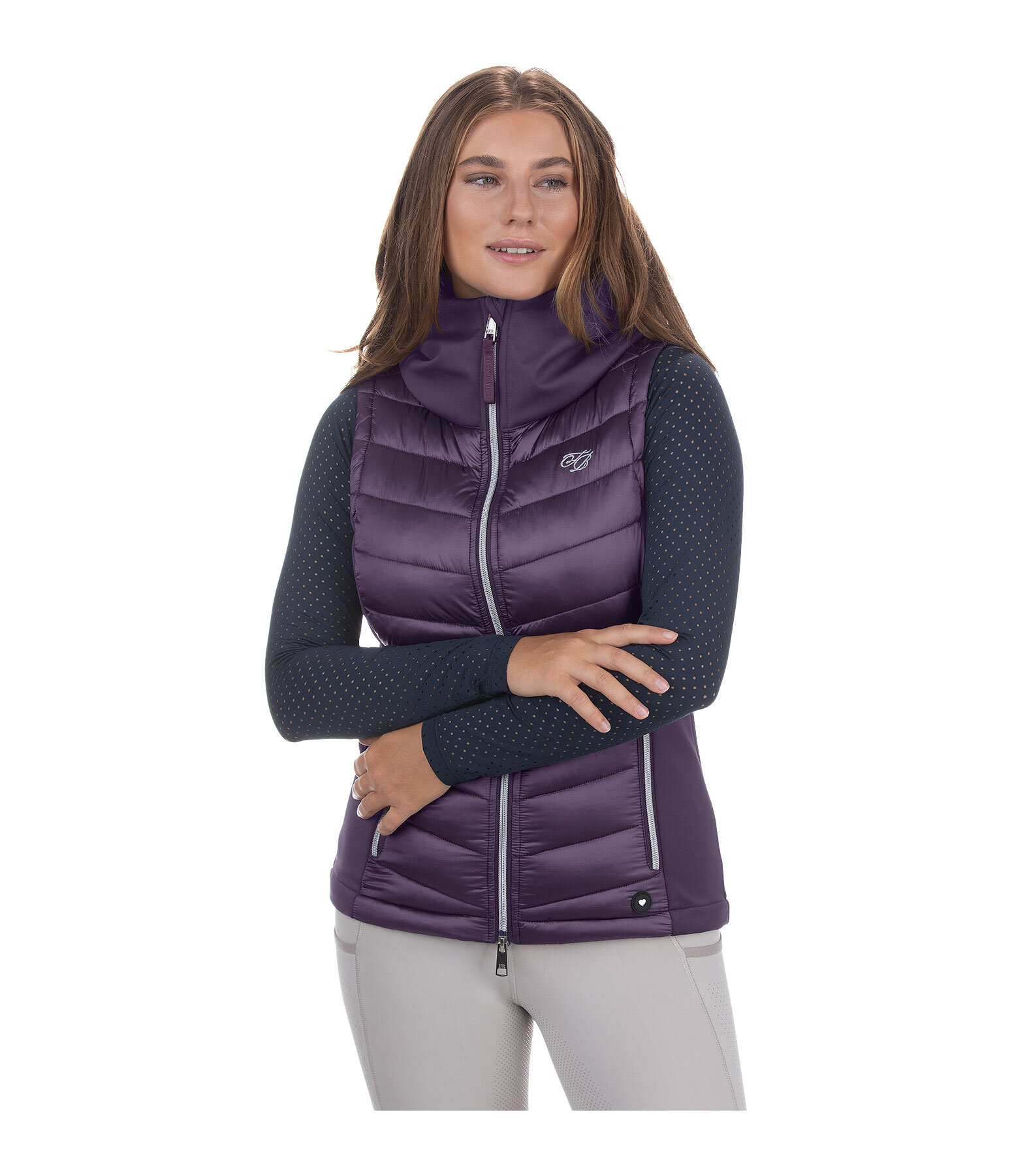 Softshell Hooded Combination Riding Gilet Zoey