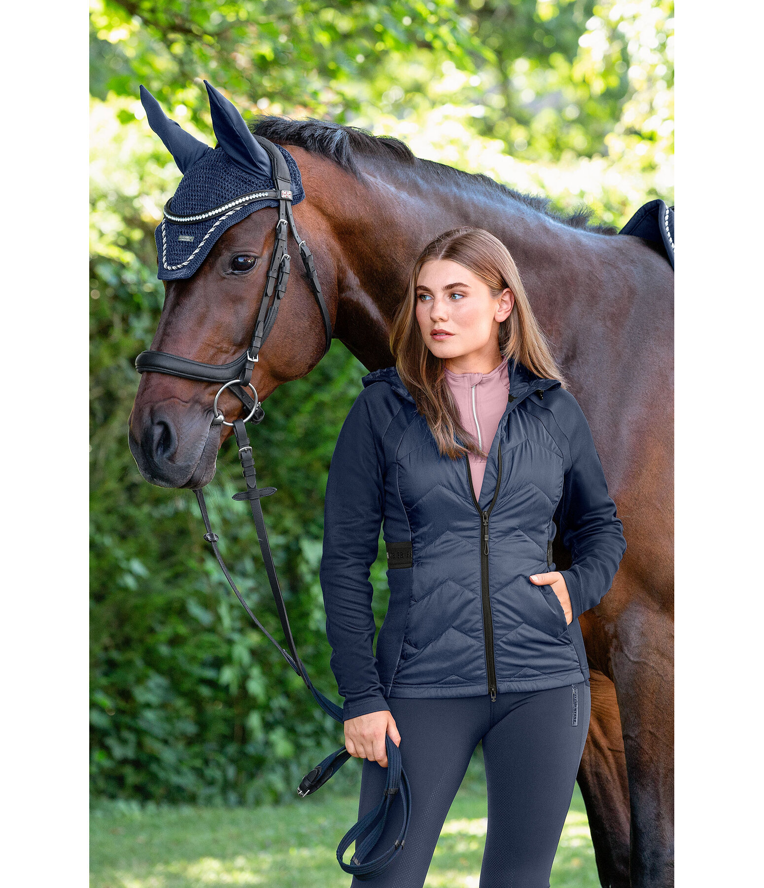Hooded Combination Jacket Megan