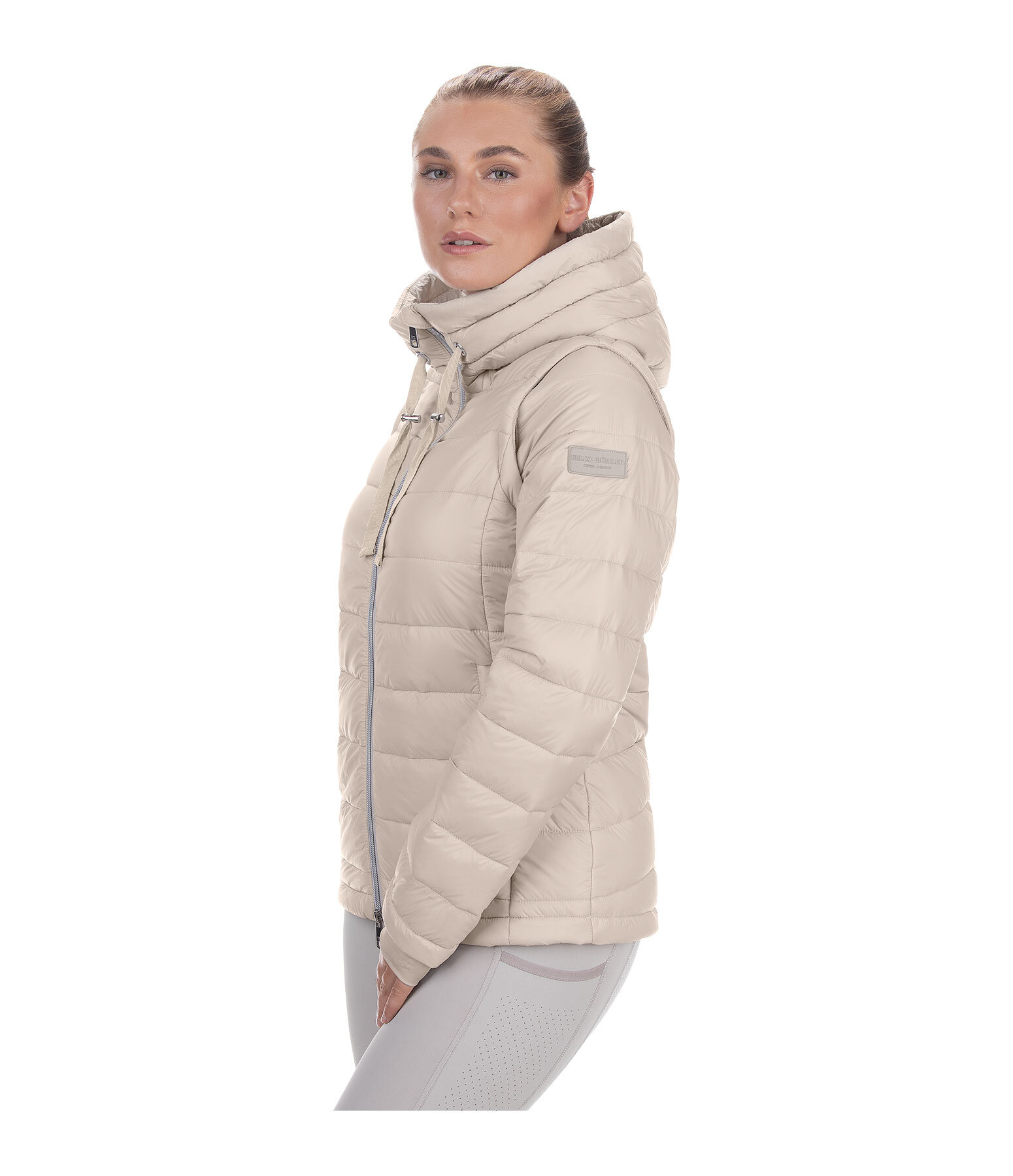 2-in-1 Hooded Quilted Jacket Cecile
