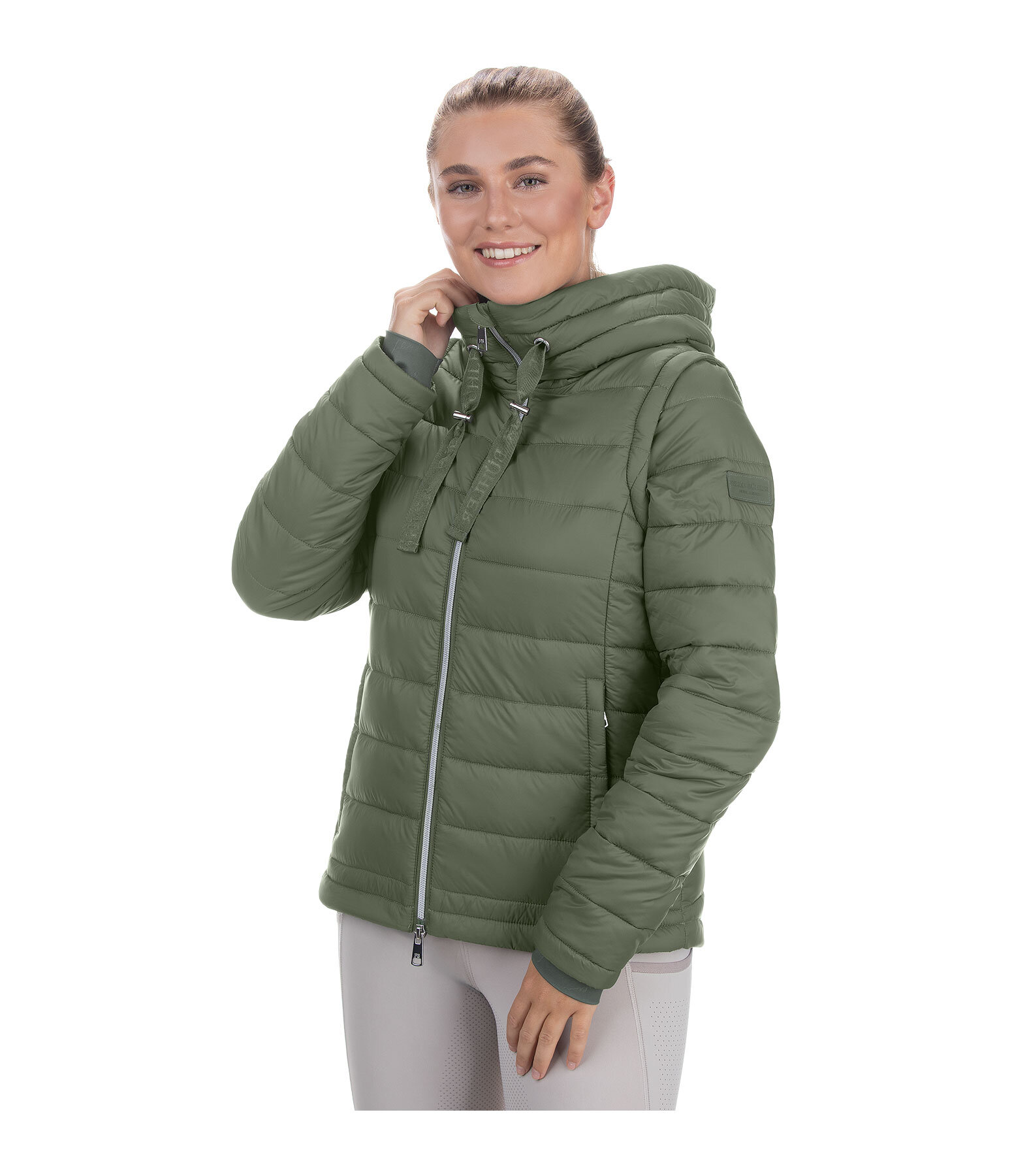 2-in-1 Hooded Quilted Jacket Cecile