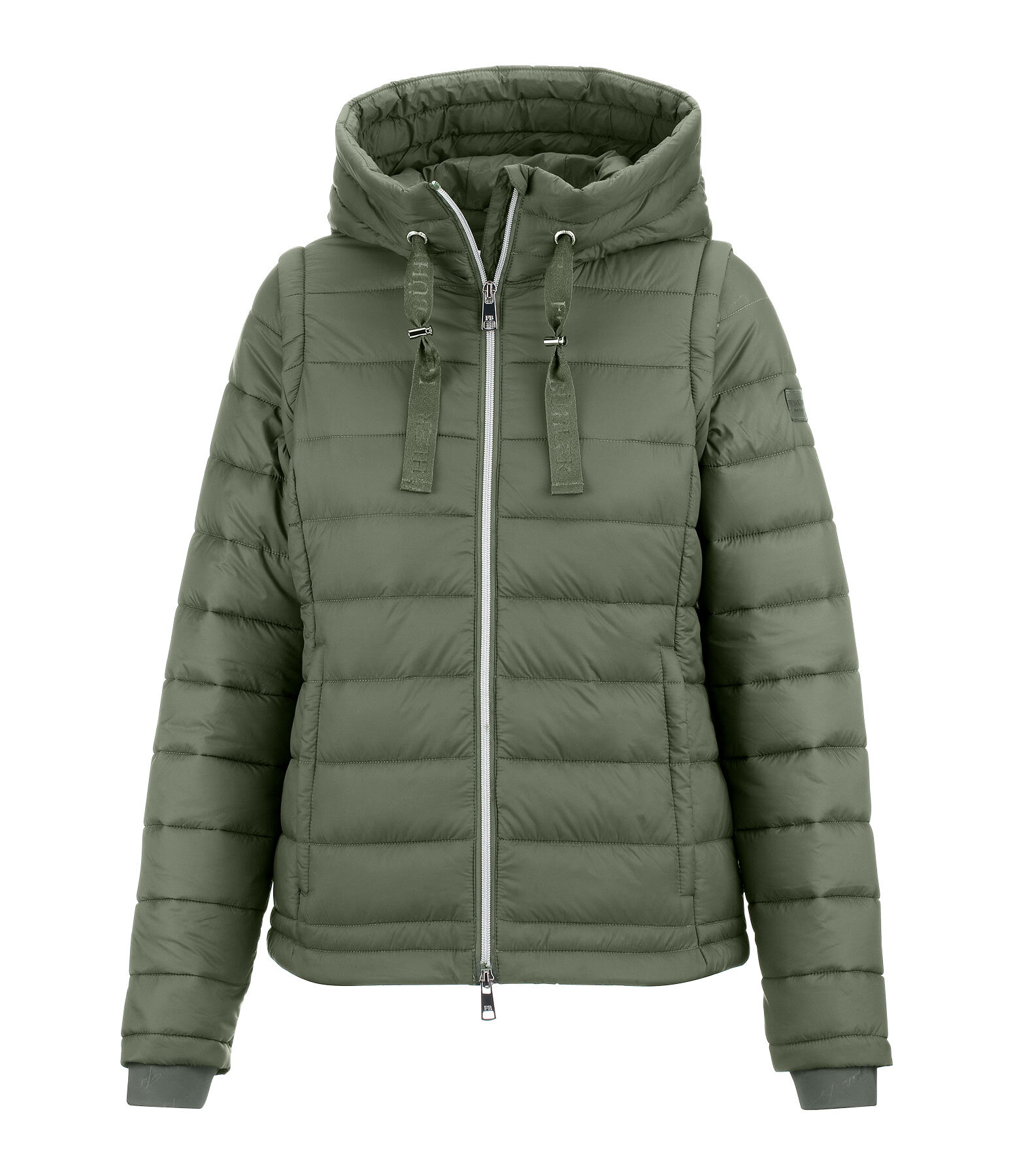 2-in-1 Hooded Quilted Jacket Cecile