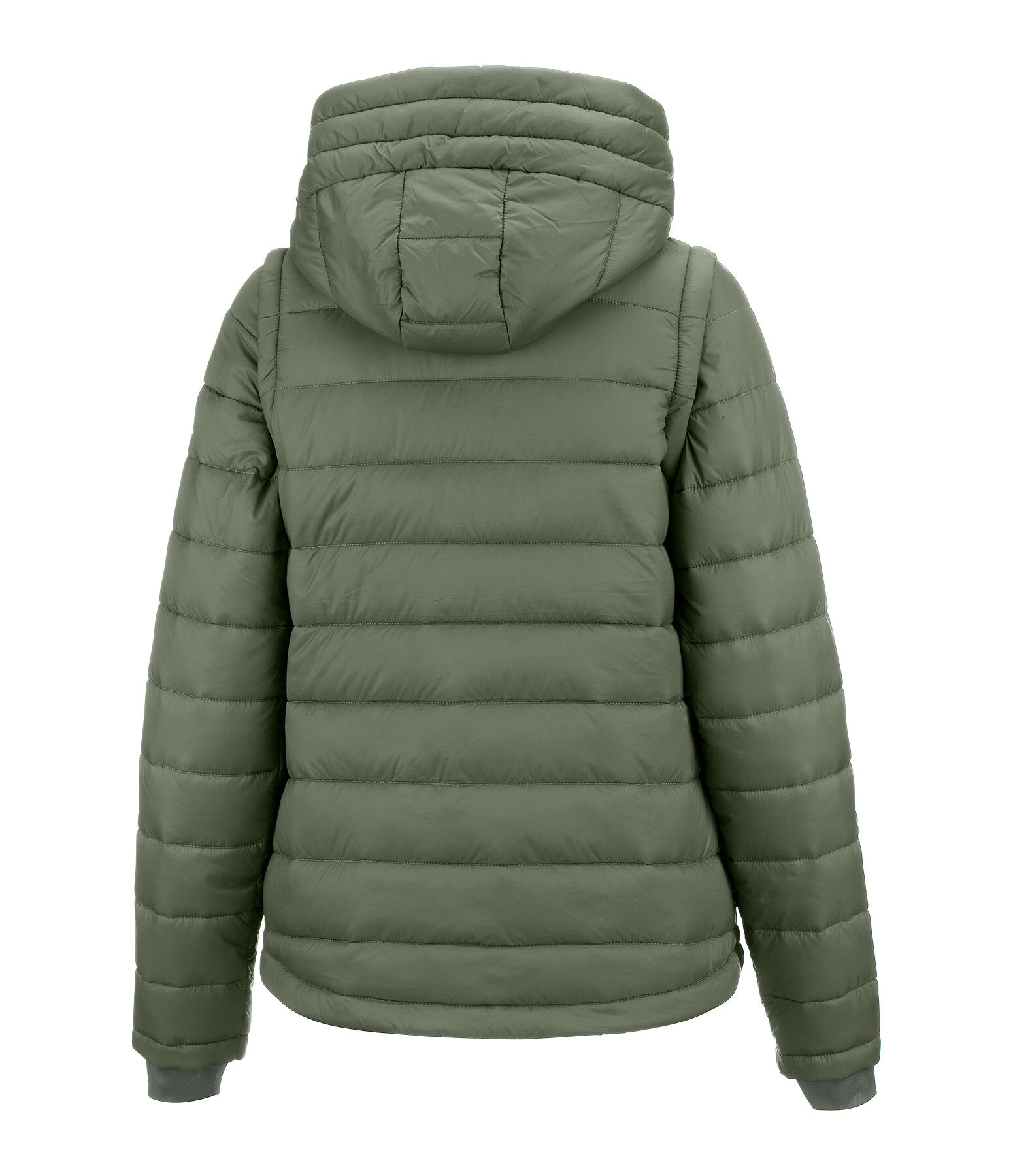 2-in-1 Hooded Quilted Jacket Cecile