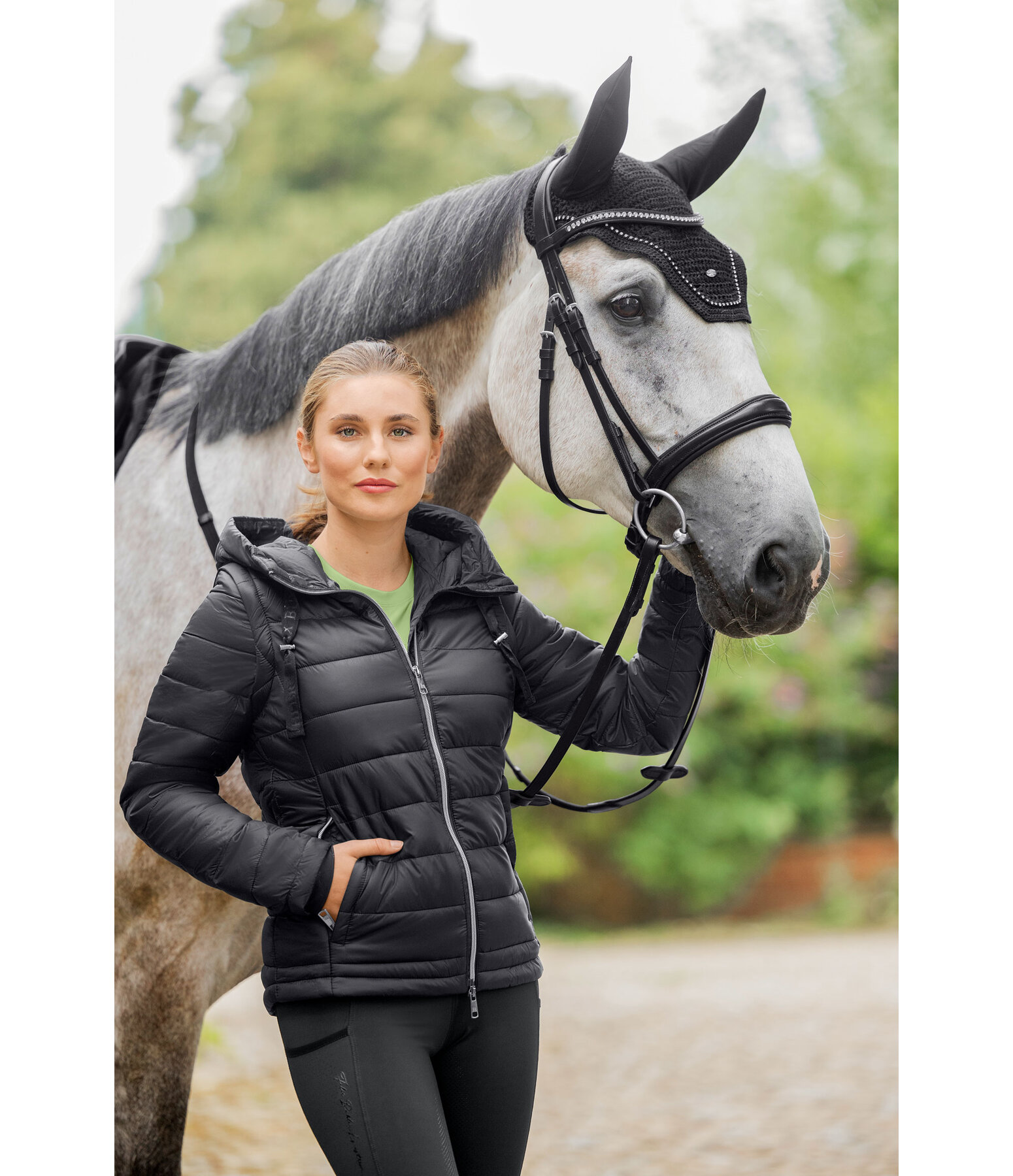 2-in-1 Hooded Quilted Jacket Cecile