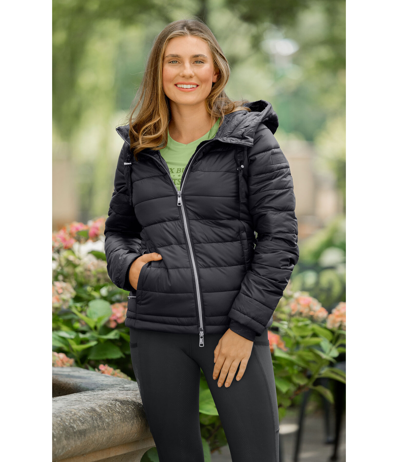 2-in-1 Hooded Quilted Jacket Cecile