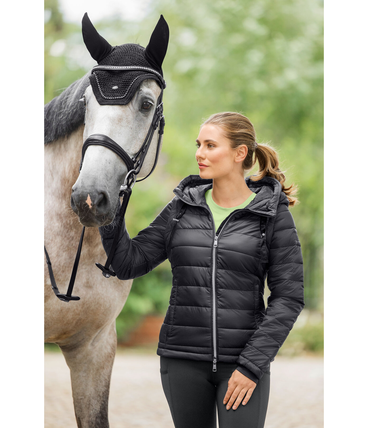 2-in-1 Hooded Quilted Jacket Cecile