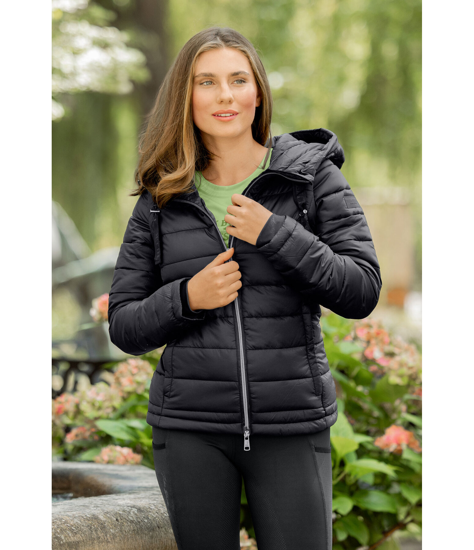 2-in-1 Hooded Quilted Jacket Cecile