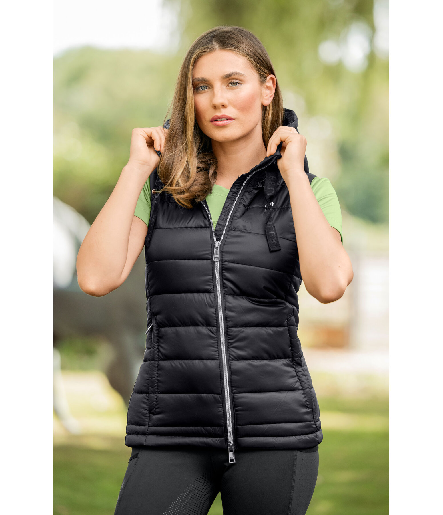 2-in-1 Hooded Quilted Jacket Cecile