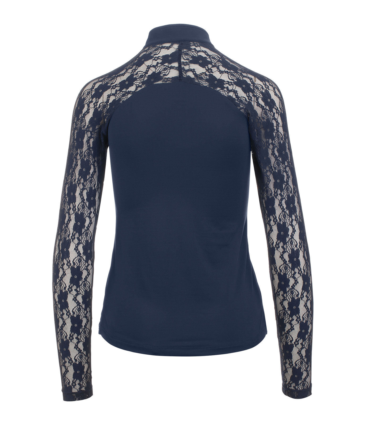 Zip Functional Long Sleeve Shirt Sanne