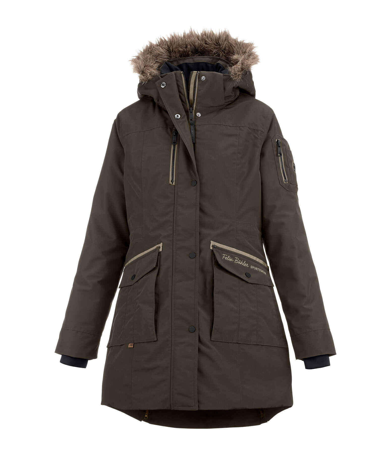 Hooded Functional Riding Parka Ulla