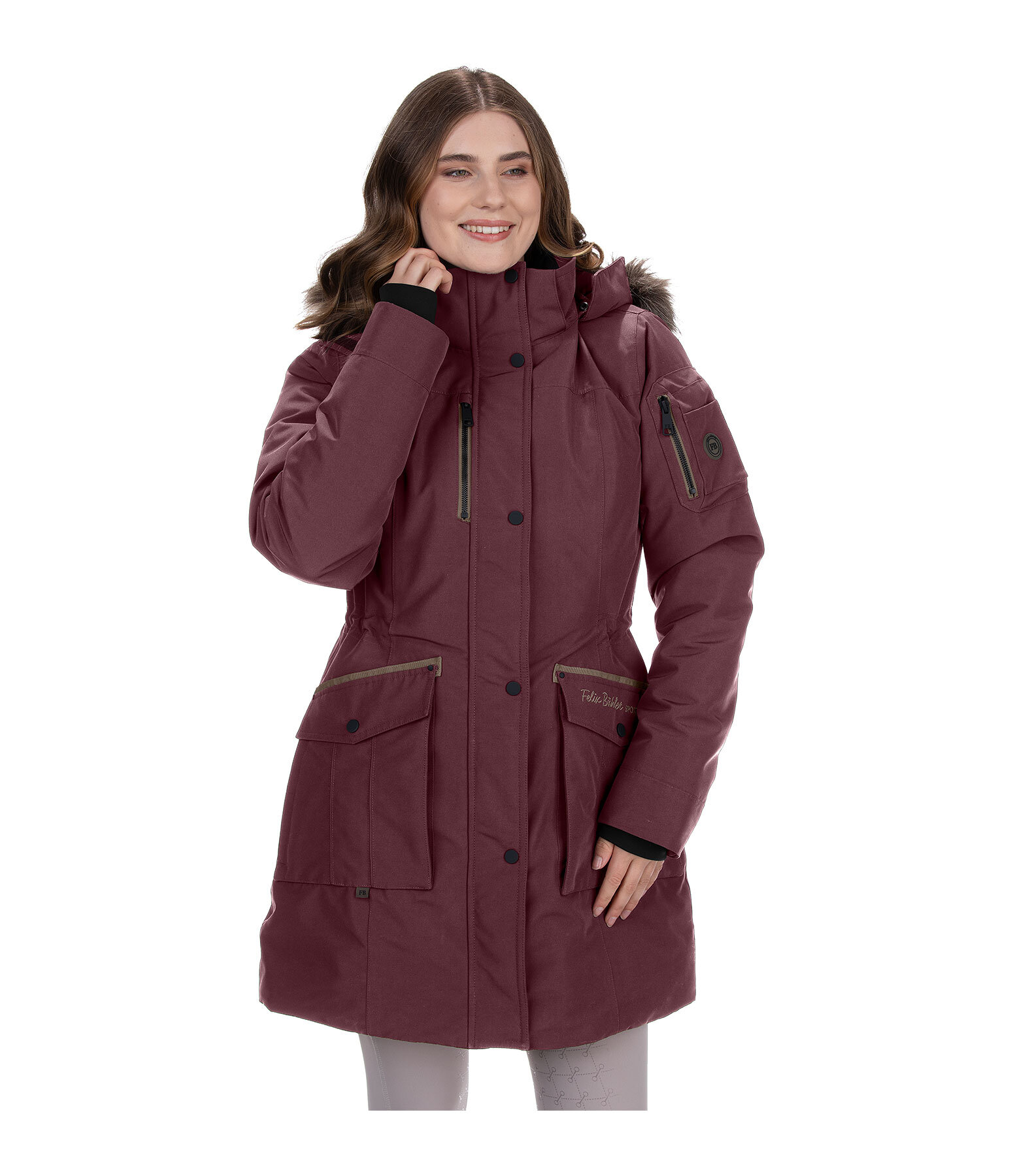 Hooded Functional Riding Parka Ulla