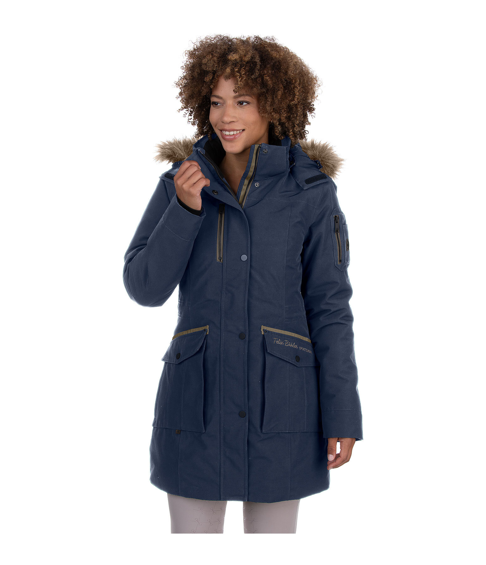 Hooded Functional Riding Parka Ulla