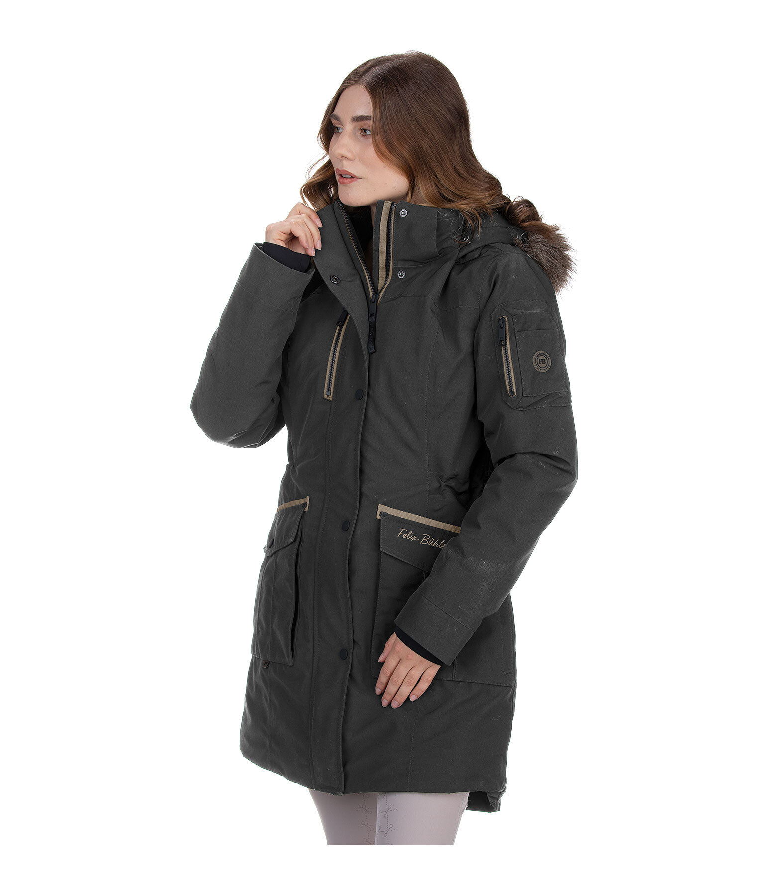 Hooded Functional Riding Parka Ulla