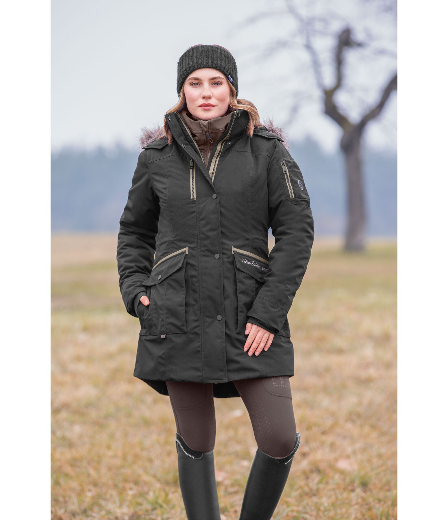 Hooded Functional Riding Parka Ulla