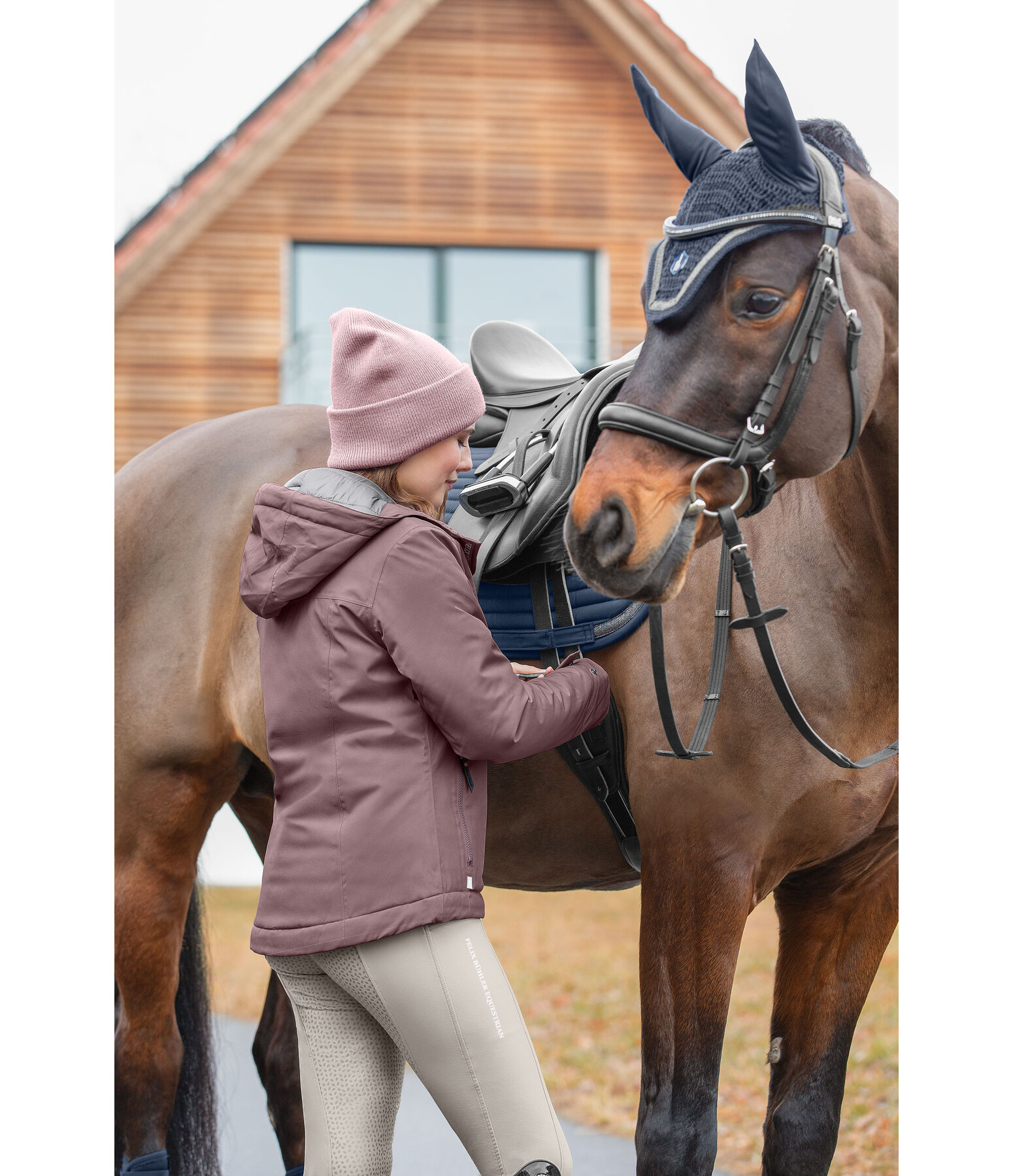Functional Hooded Riding Jacket Emelie