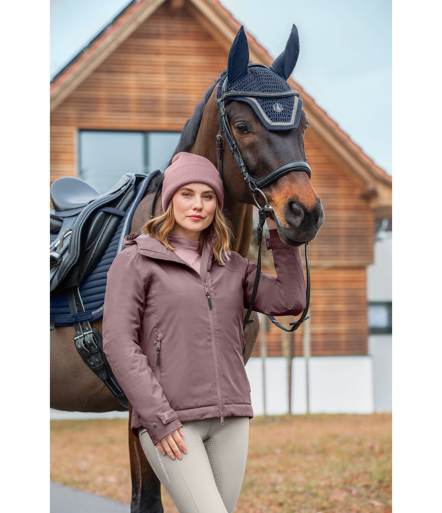 Functional Hooded Riding Jacket Emelie