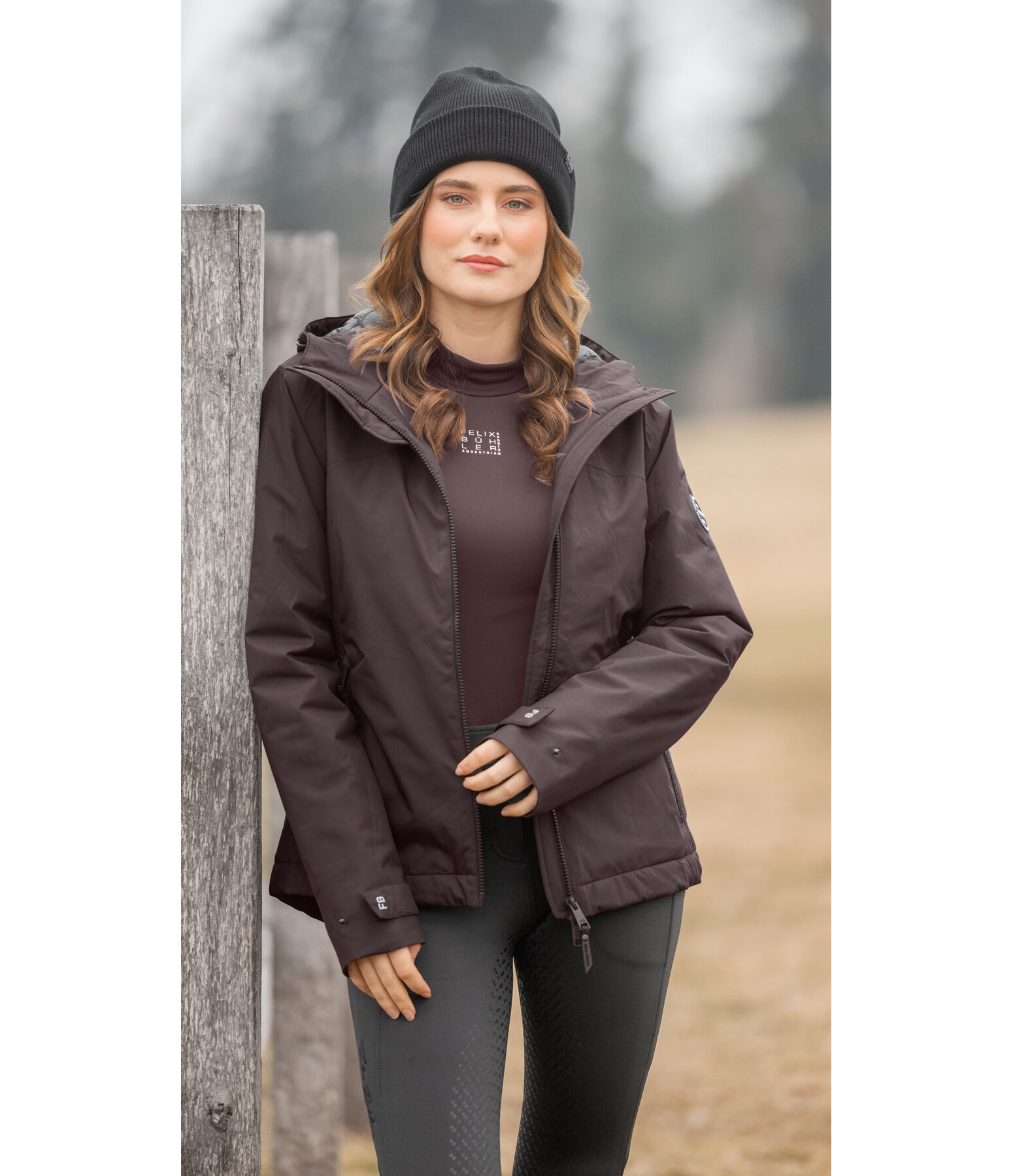 Functional Hooded Riding Jacket Emelie