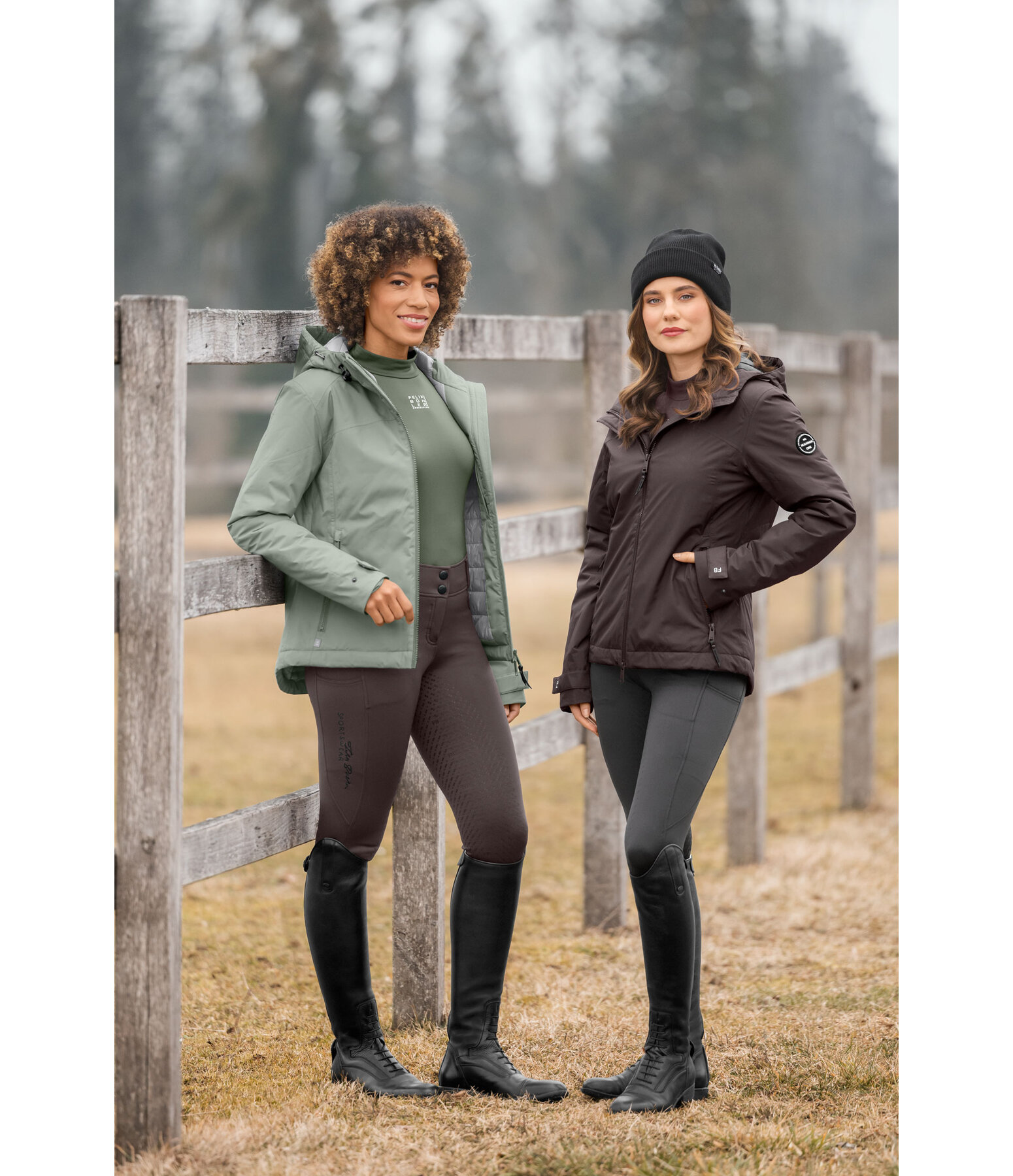Functional Hooded Riding Jacket Emelie