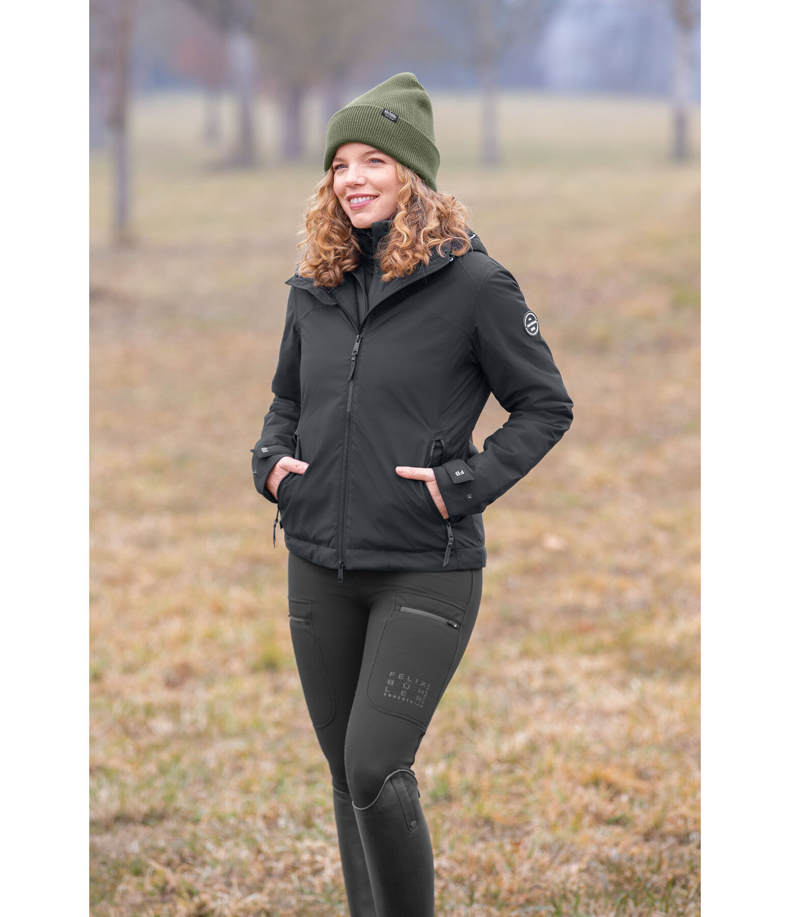 Functional Hooded Riding Jacket Emelie