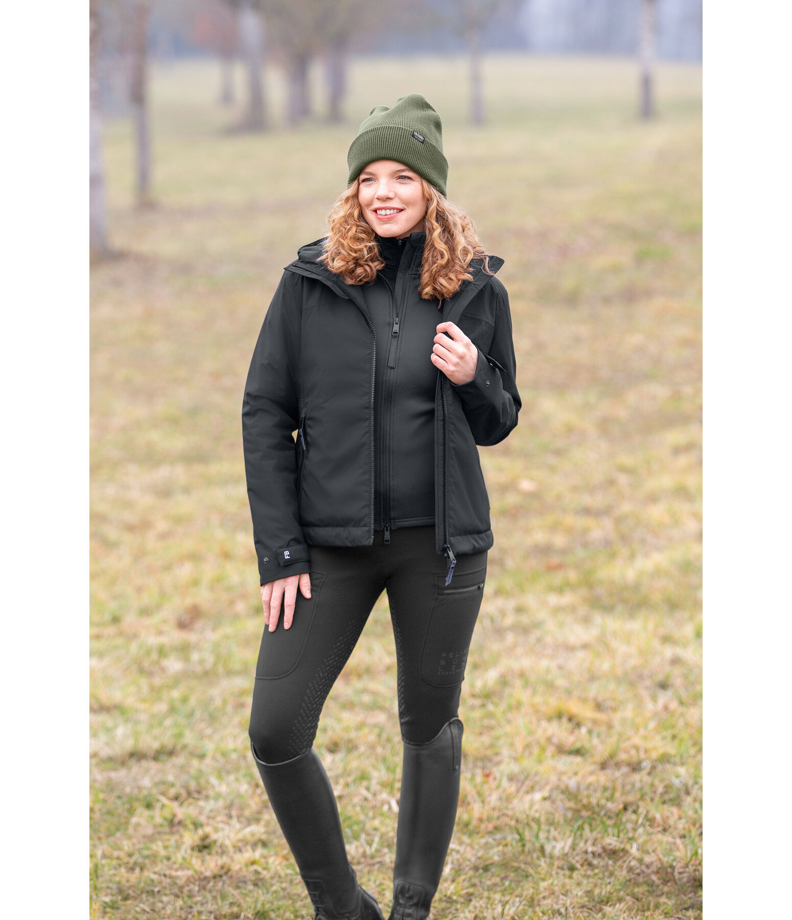 Functional Hooded Riding Jacket Emelie