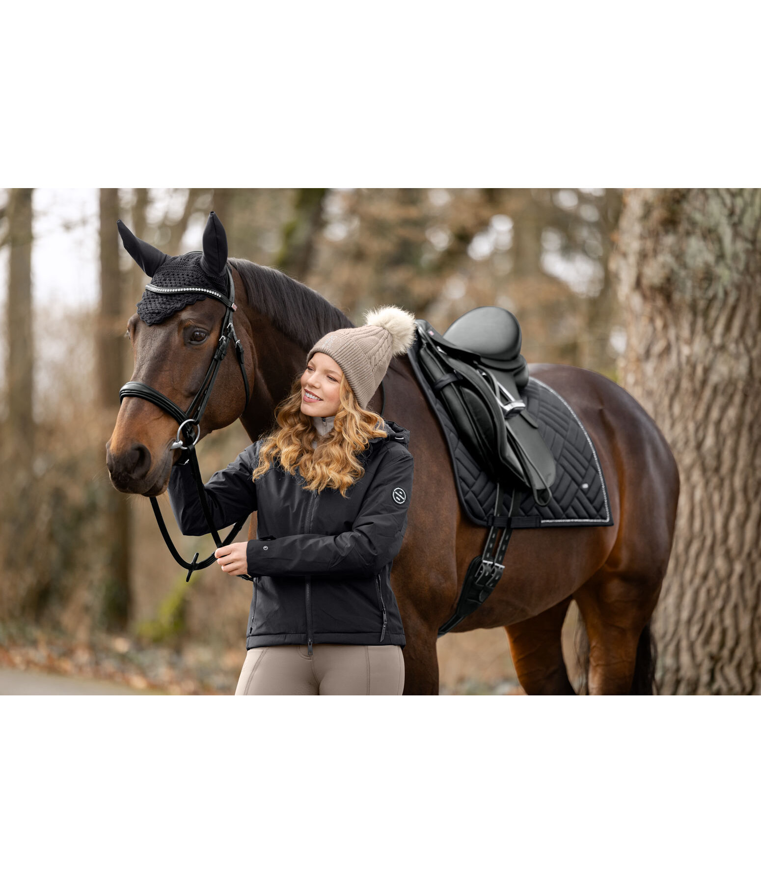 Functional Hooded Riding Jacket Emelie