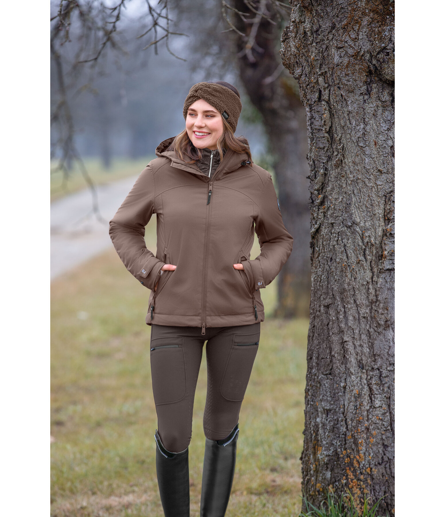 Functional Hooded Riding Jacket Emelie